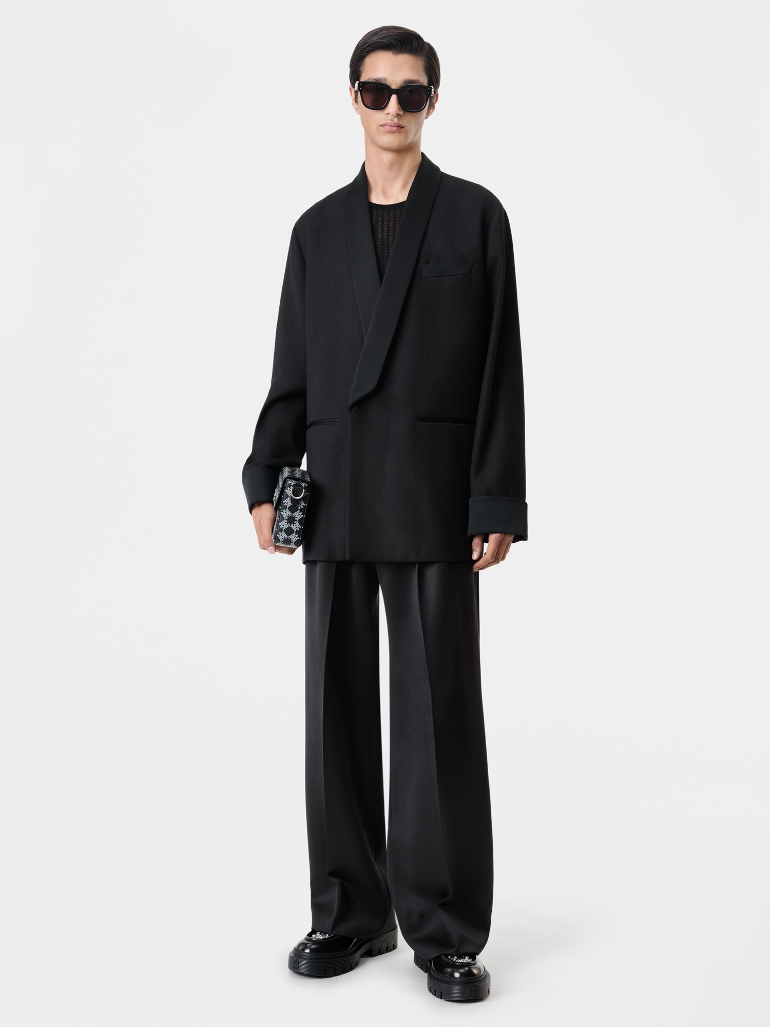 SMOKING JACKET - Black