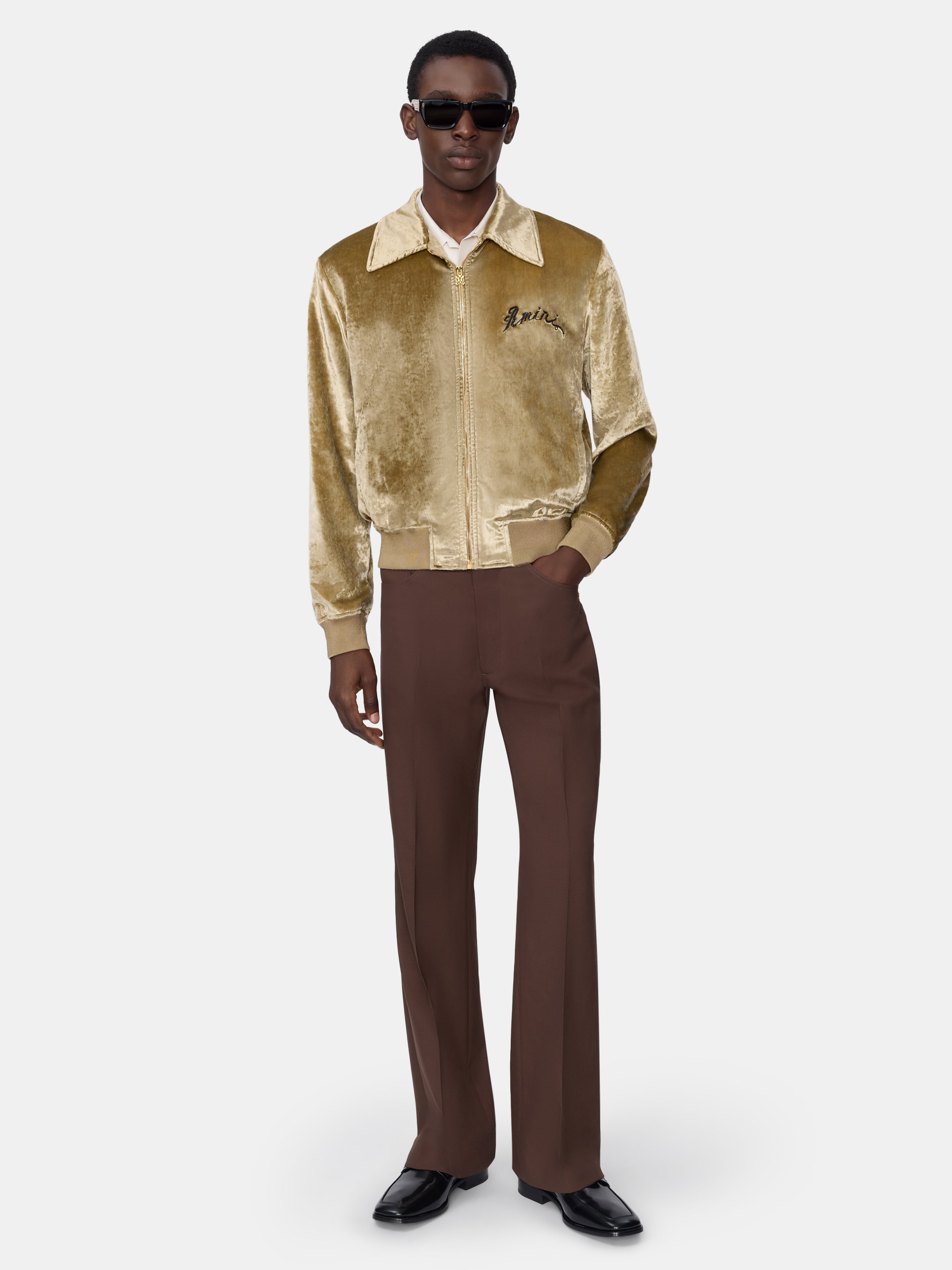 BOOT CUT PANT - DARK BROWN