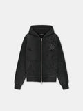MA LOGO SHOTGUN ZIP HOODIE - Faded Black