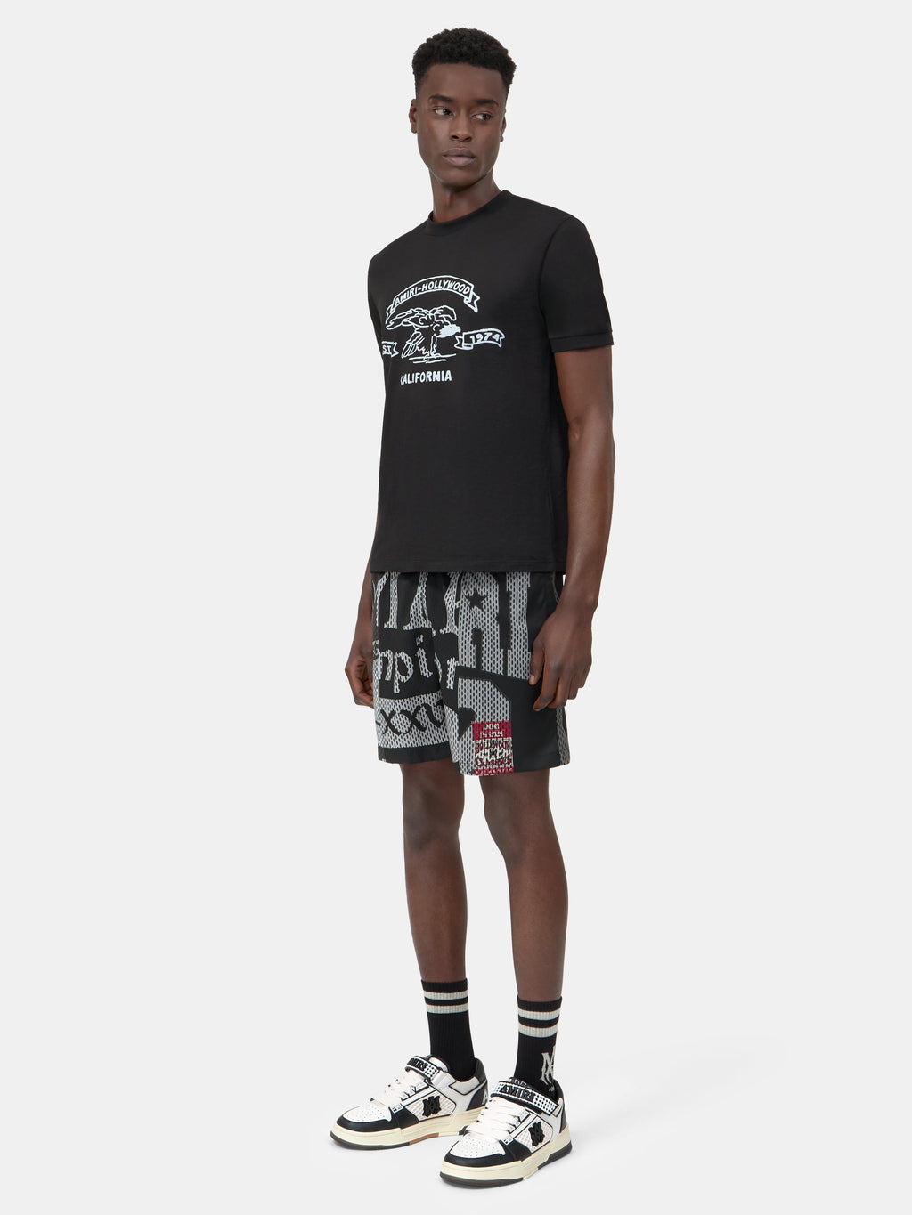 SPLICED SWIM TRUNK - Black