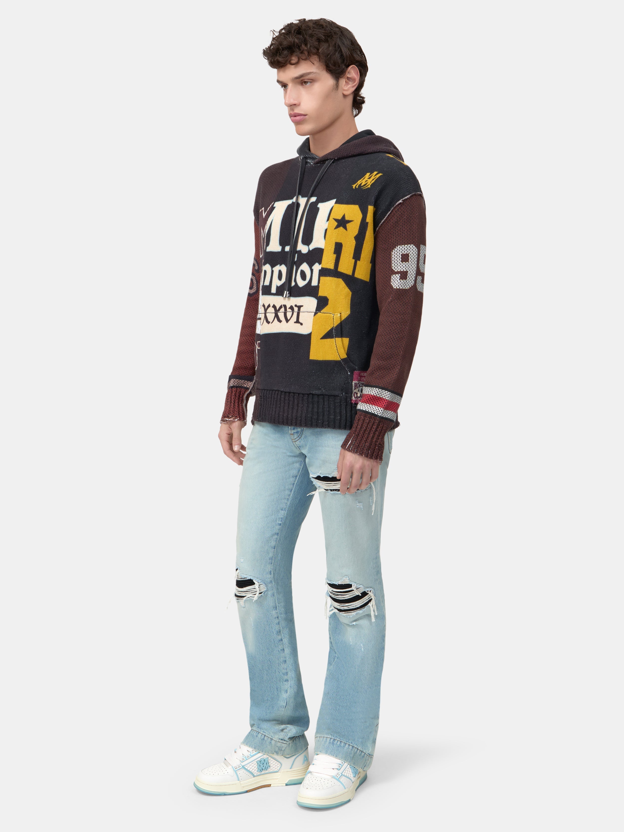 SPLICED HOODIE - Multi