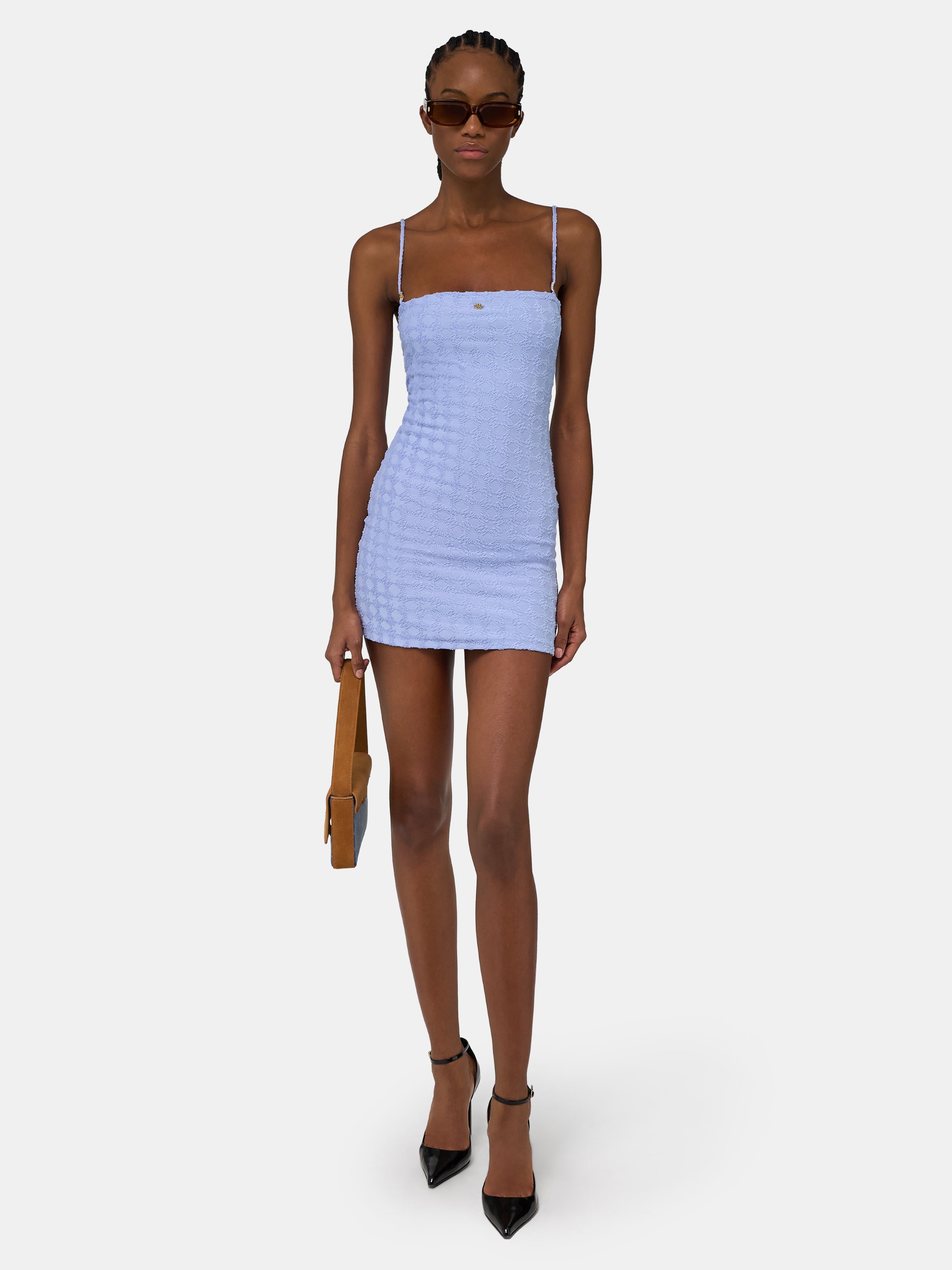 WOMEN - WOMEN'S MA QUAD TOWELING DRESS - Skyline Blue