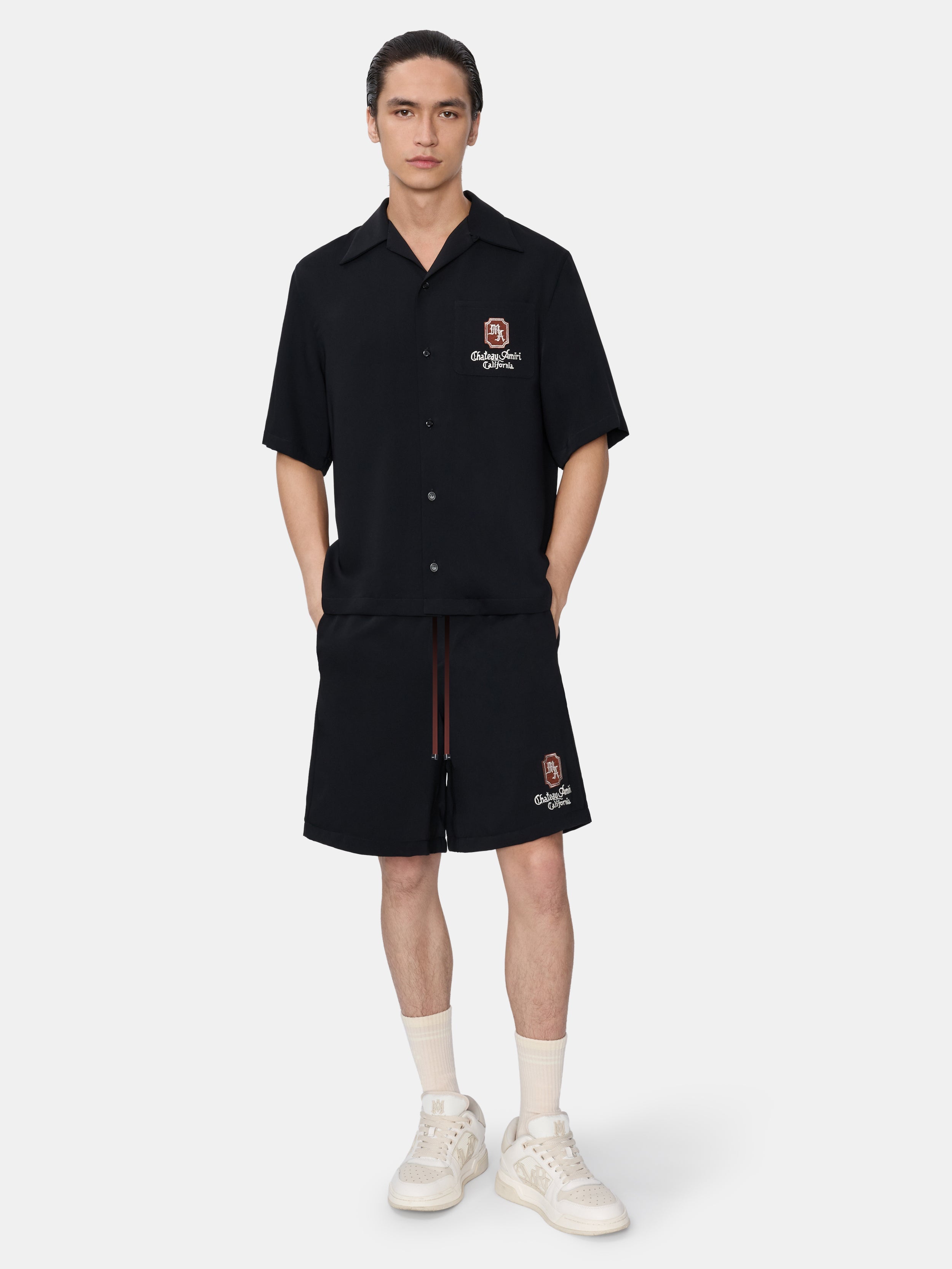 MA CHATEAU CAMP SHIRT - Black