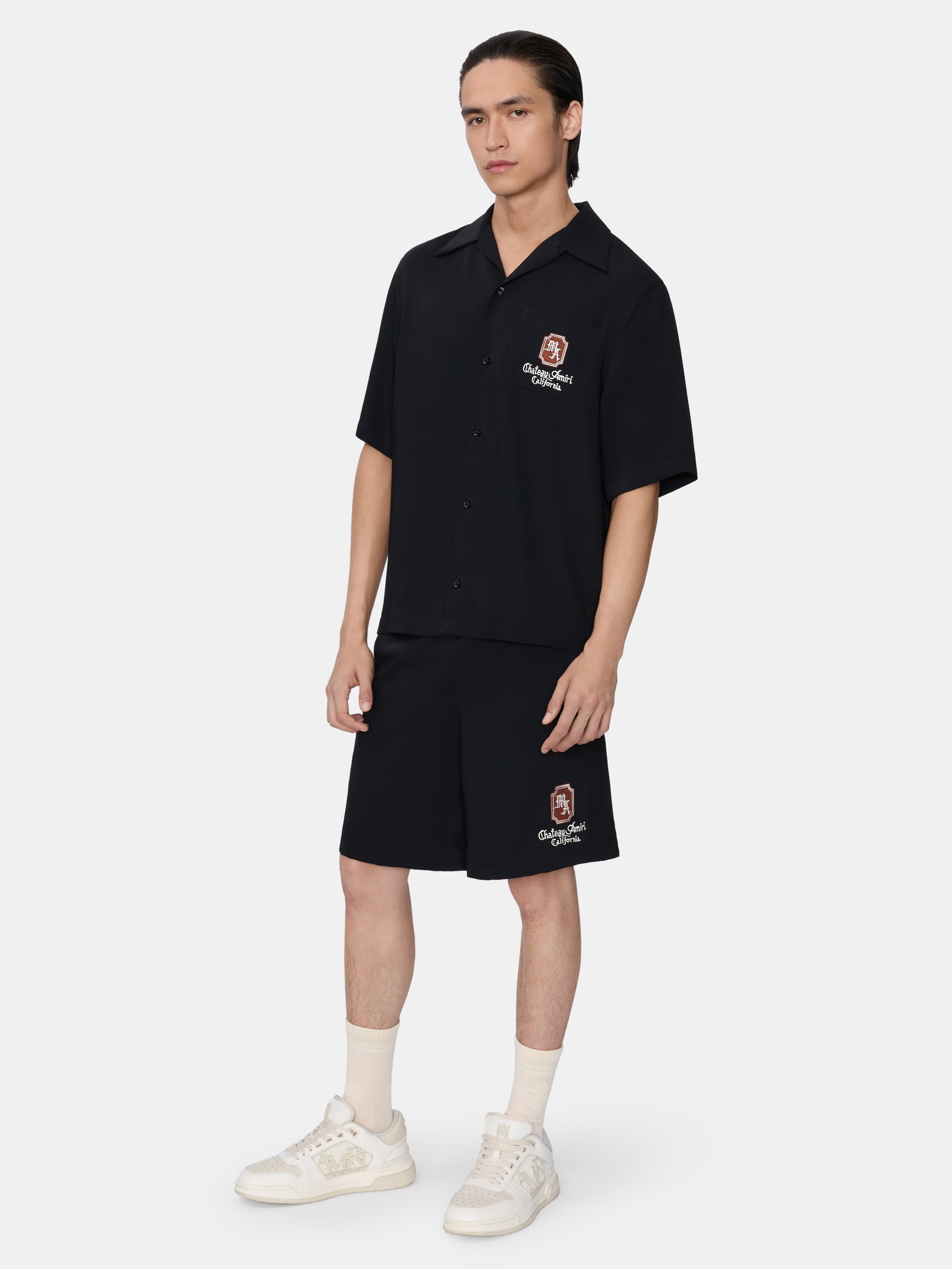 MA CHATEAU CAMP SHIRT - Black