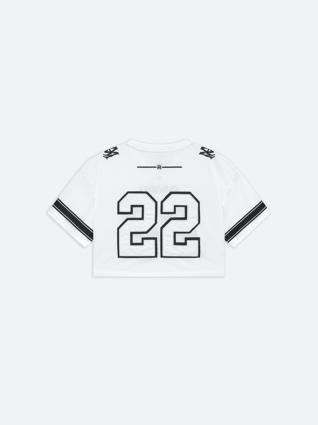 WOMEN- WOMEN'S 22 CROPPED MESH TEE - WHITE