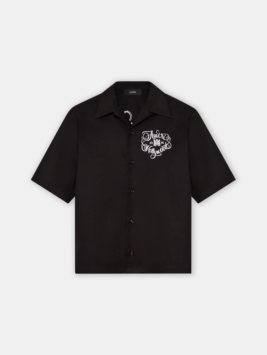 AMIRI HOLLYWOOD CAMP SHIRT - Black