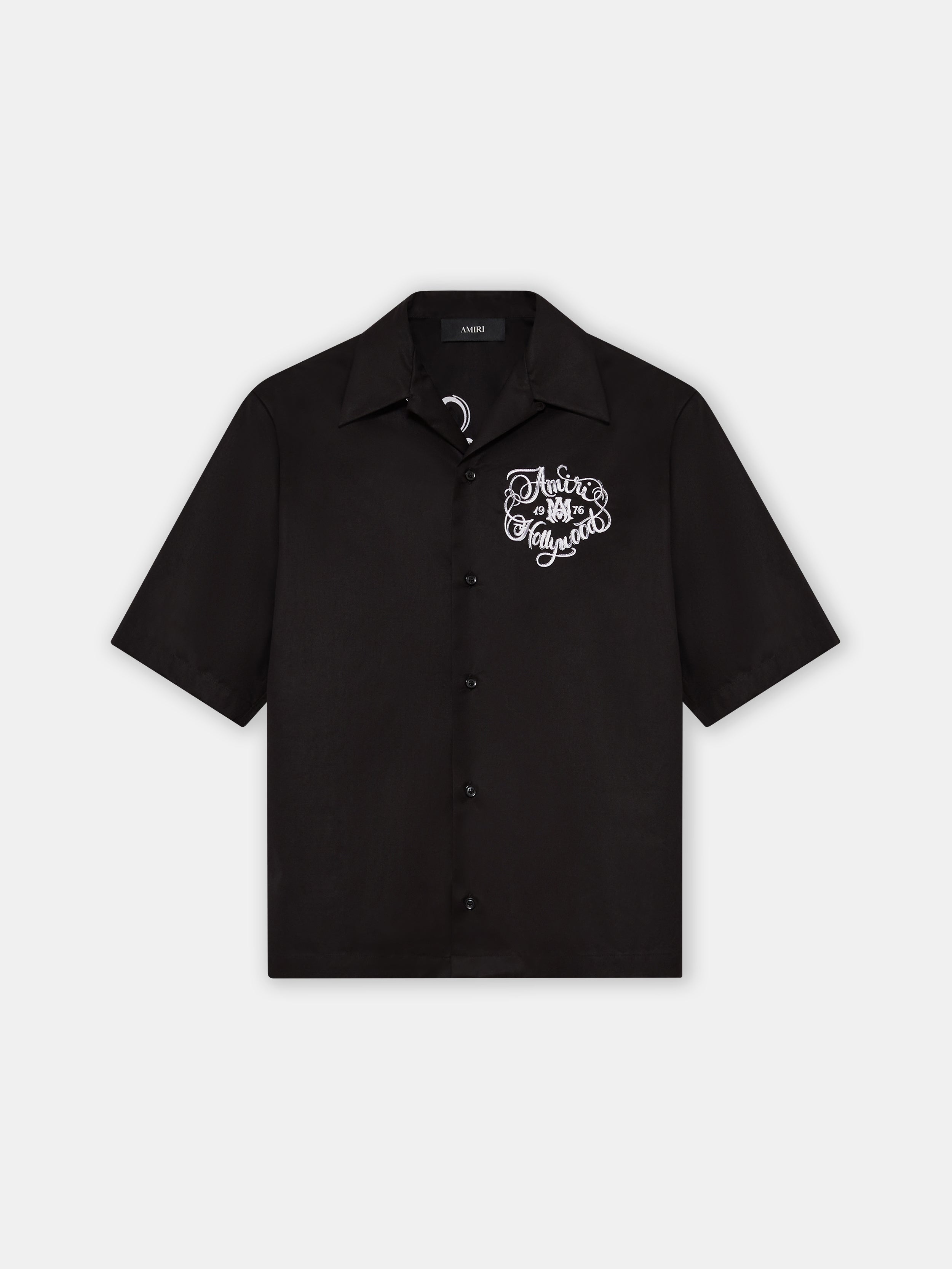 AMIRI HOLLYWOOD CAMP SHIRT - Black