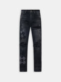 MA QUAD MX1 STRAIGHT JEAN - Storm Black