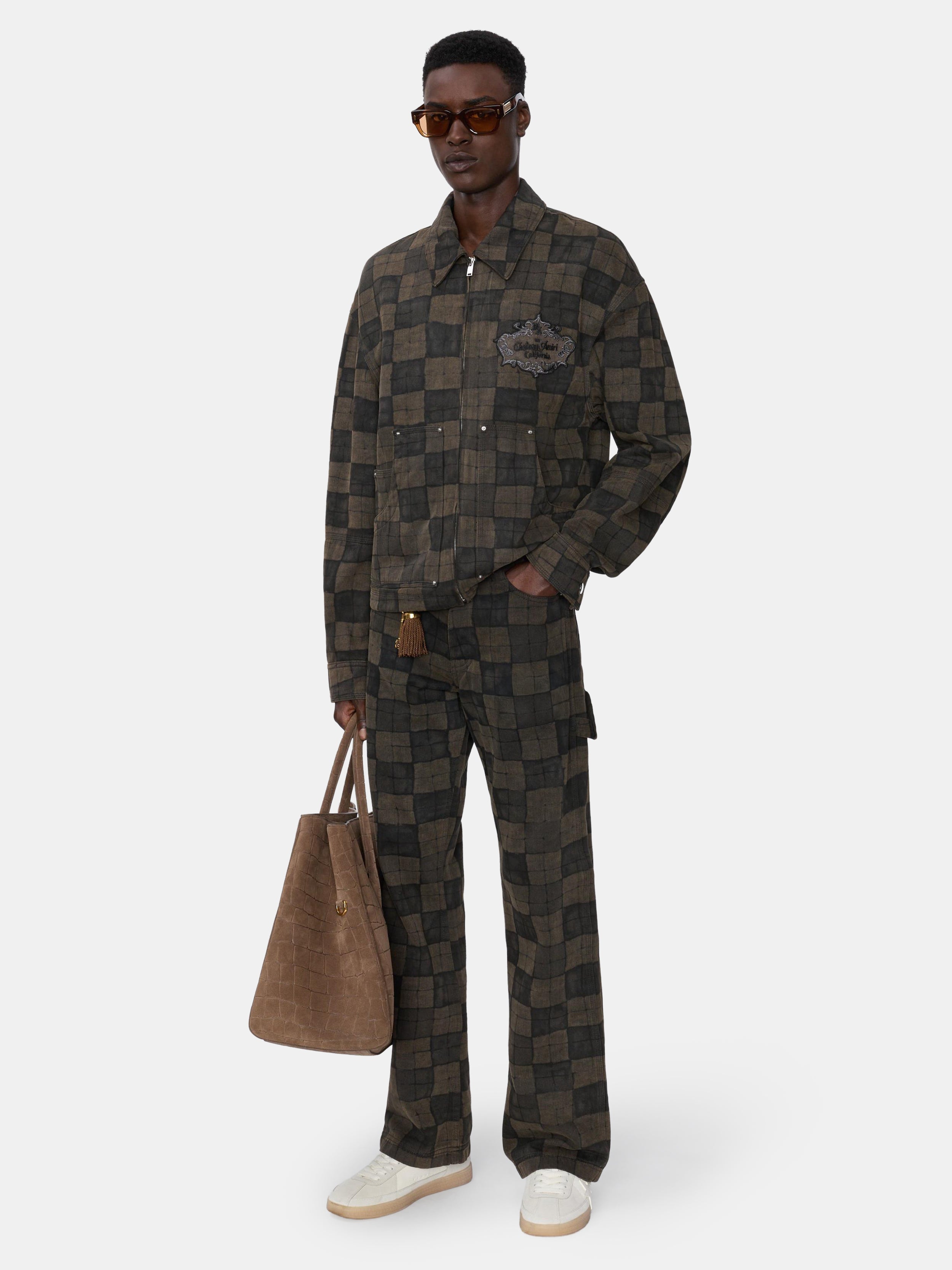 CHATEAU CREST DENIM JACKET - Brown