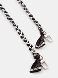 WOMENS - WOMEN'S BANDANA SILK CHAIN STRAP - Black Nickel