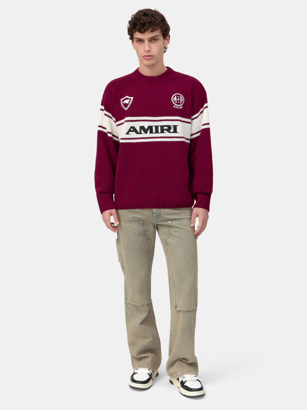 AMIRI SPORT SWEATER - Aged Port