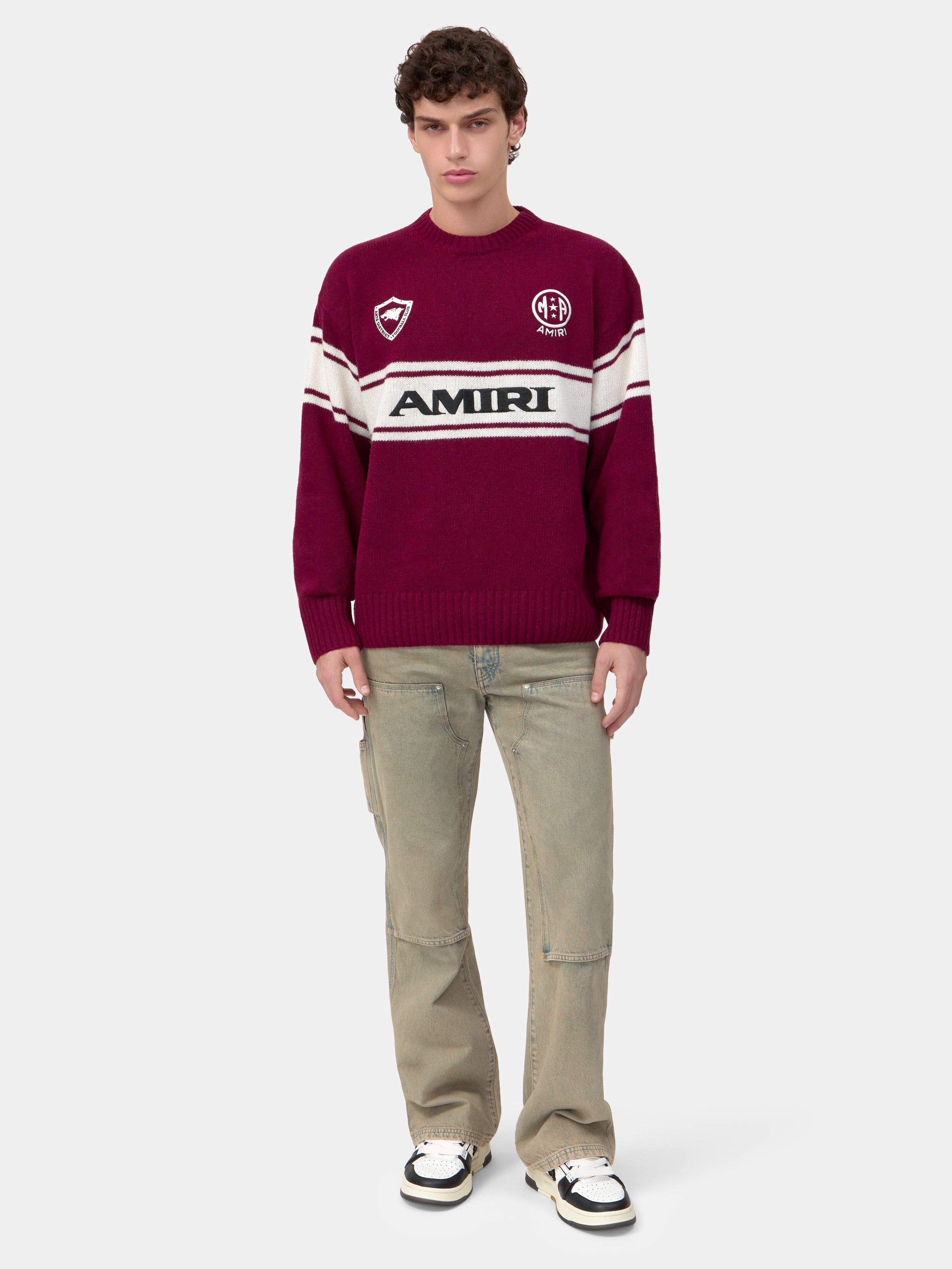 AMIRI SPORT SWEATER - Aged Port