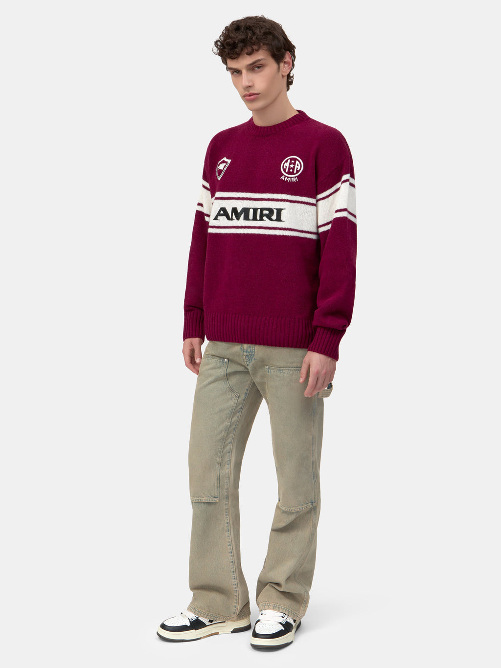 AMIRI SPORT SWEATER - Aged Port