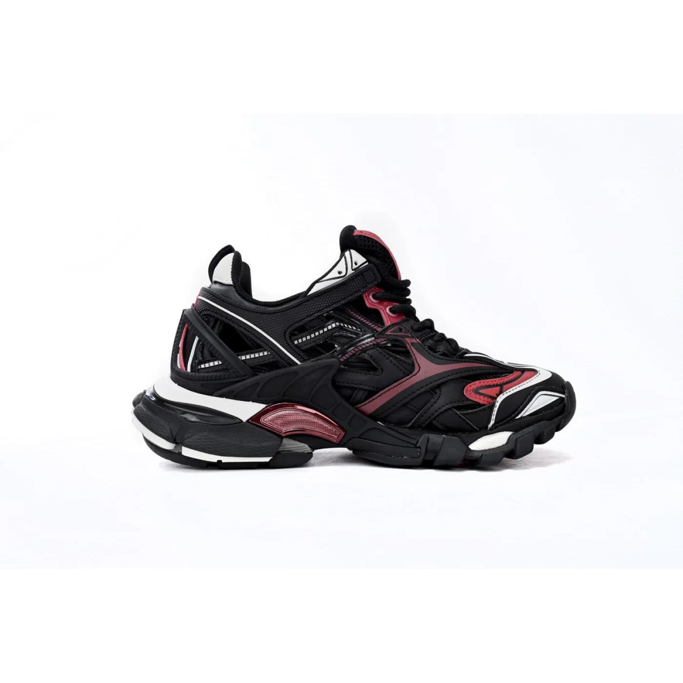 Balenciaga Track 2 Sneaker Military Black White Red