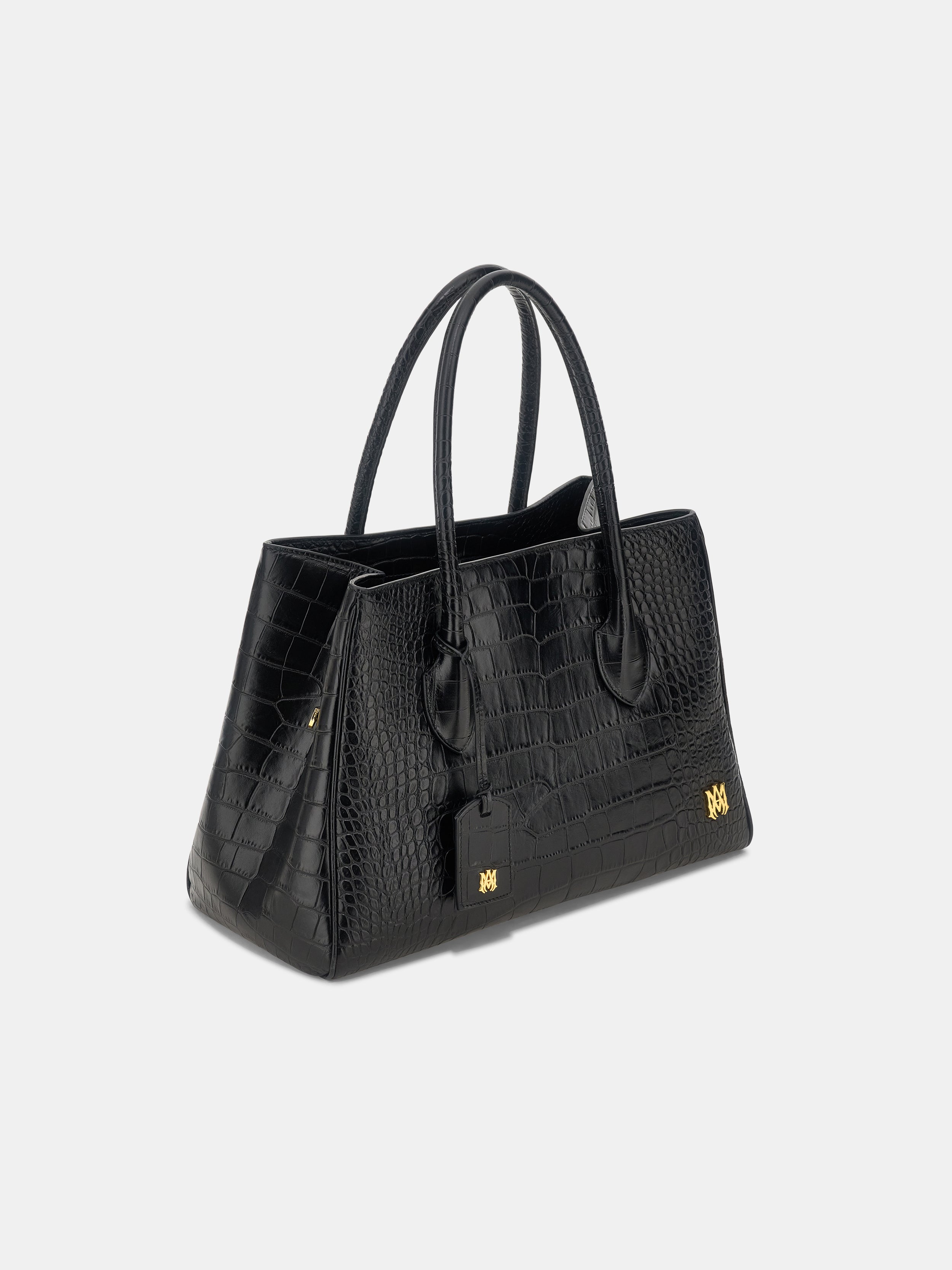 WOMEN - WOMEN'S EMBOSSED CROC HONEY 40 TOTE - Black