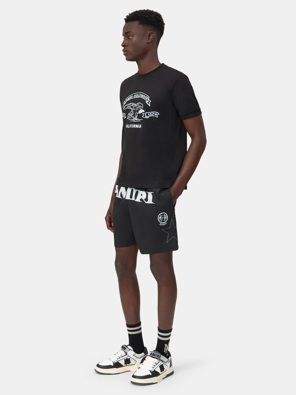 AMIRI SPORT SWIM TRUNK - Black