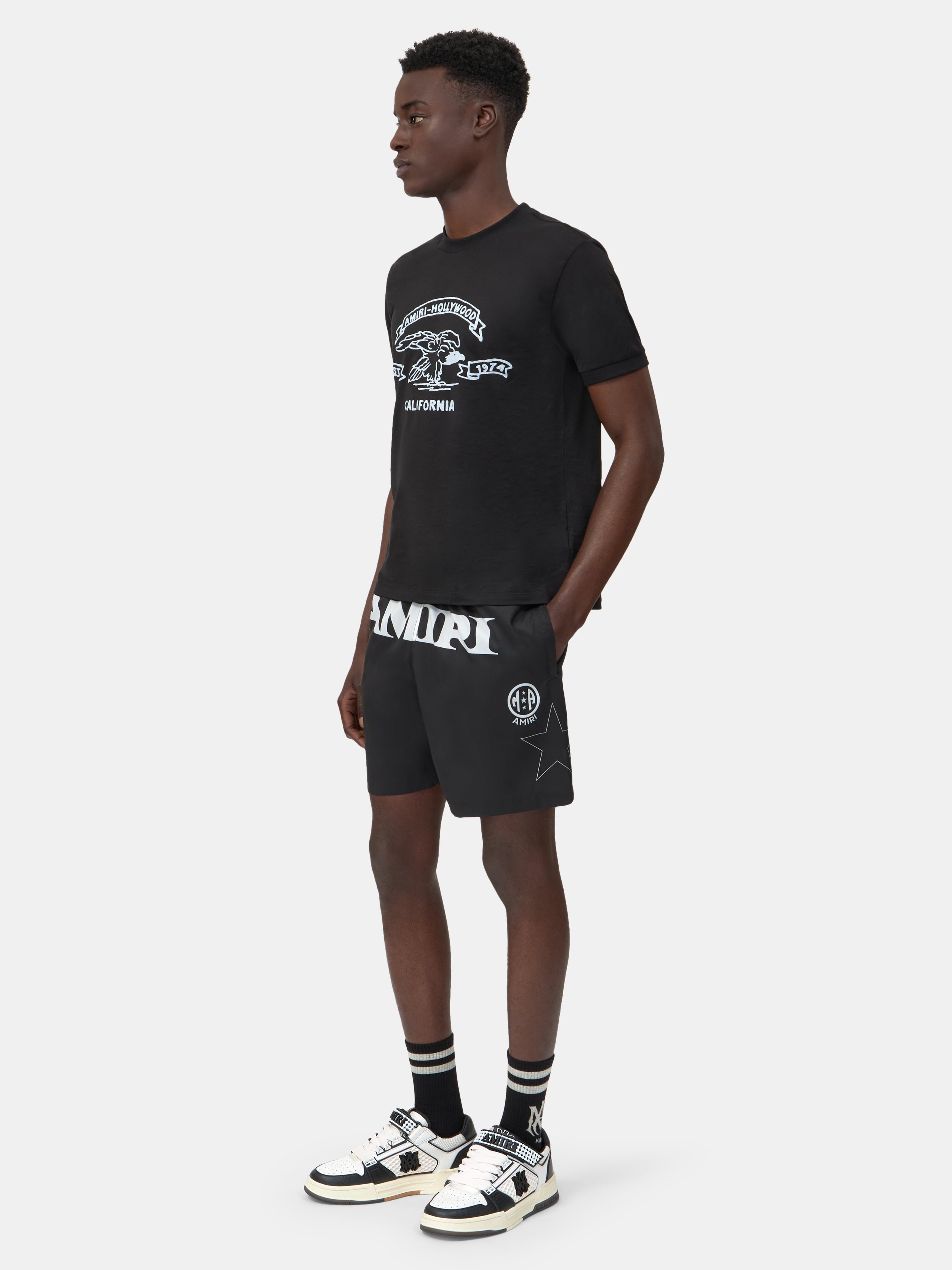 AMIRI SPORT SWIM TRUNK - Black