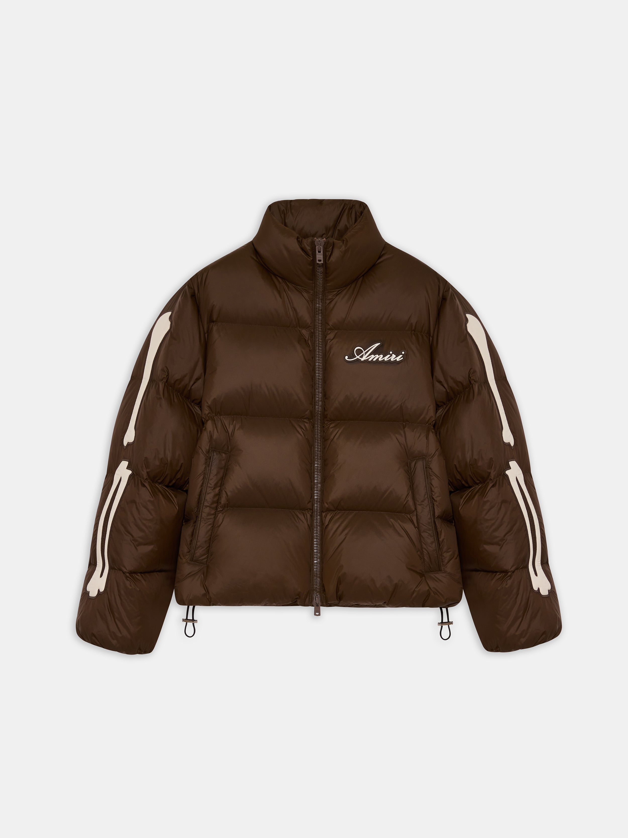 BONES DOWN JACKET - Dark Brown
