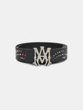 MA STUD 4CM BELT - Black