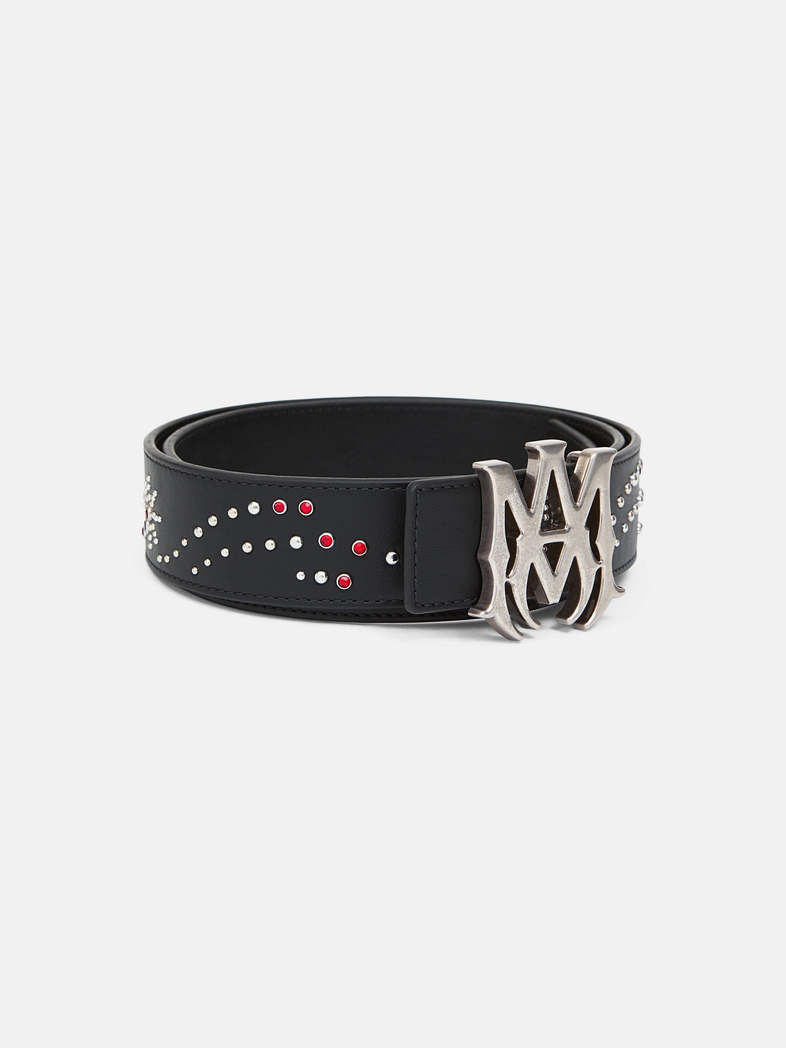 MA STUD 4CM BELT - Black