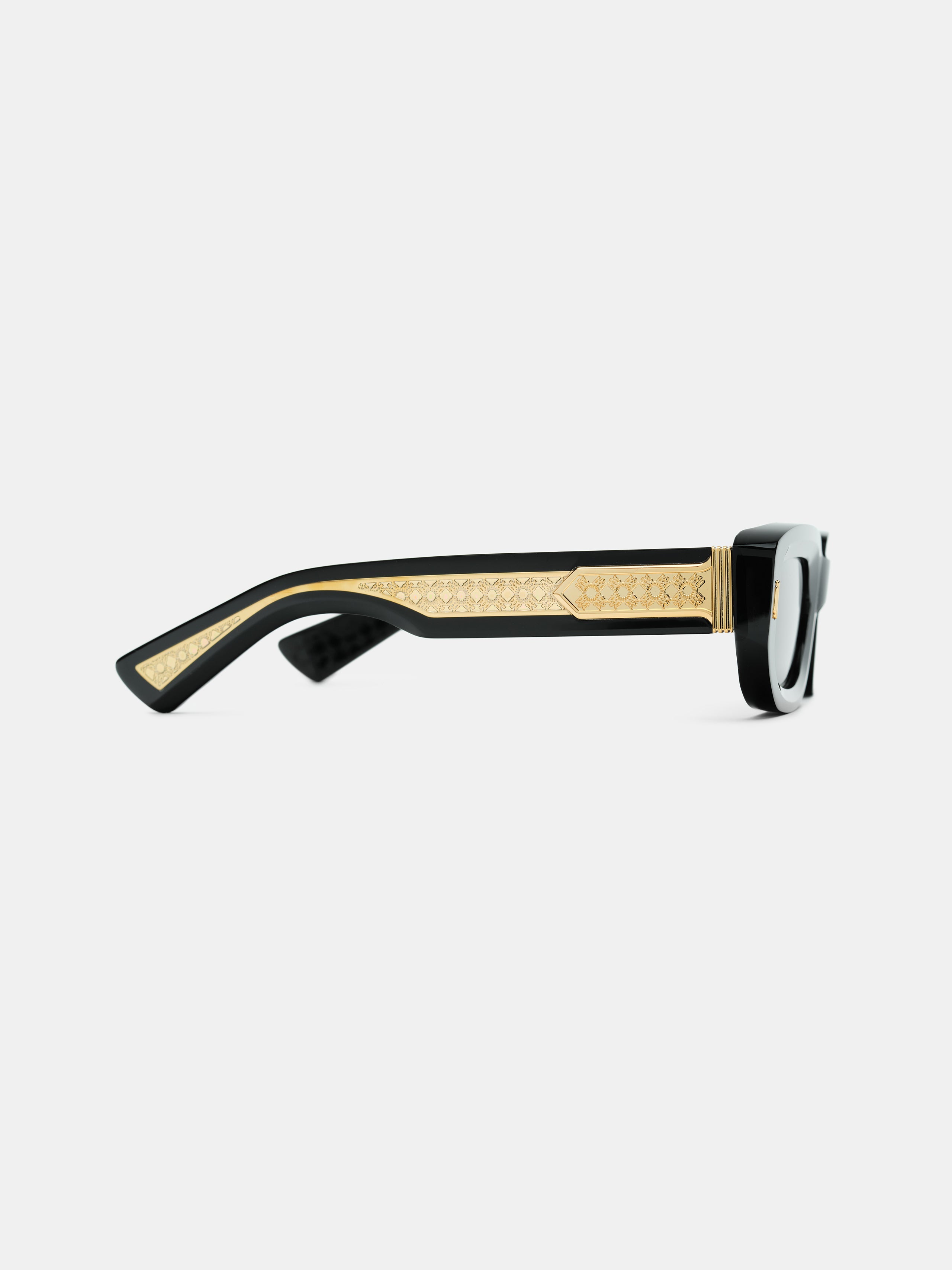 FAIRFAX EXPOSED EXTERNAL SUNGLASSES - Black Gold