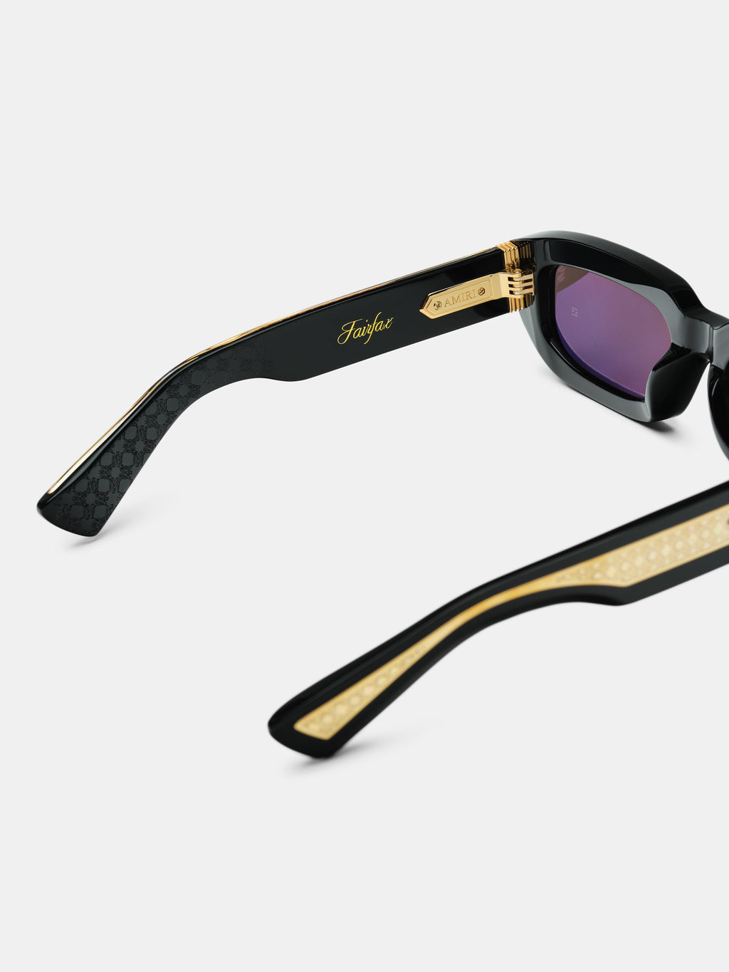 FAIRFAX EXPOSED EXTERNAL SUNGLASSES - Black Gold