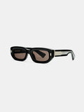 FAIRFAX EXPOSED EXTERNAL SUNGLASSES - Black Silver