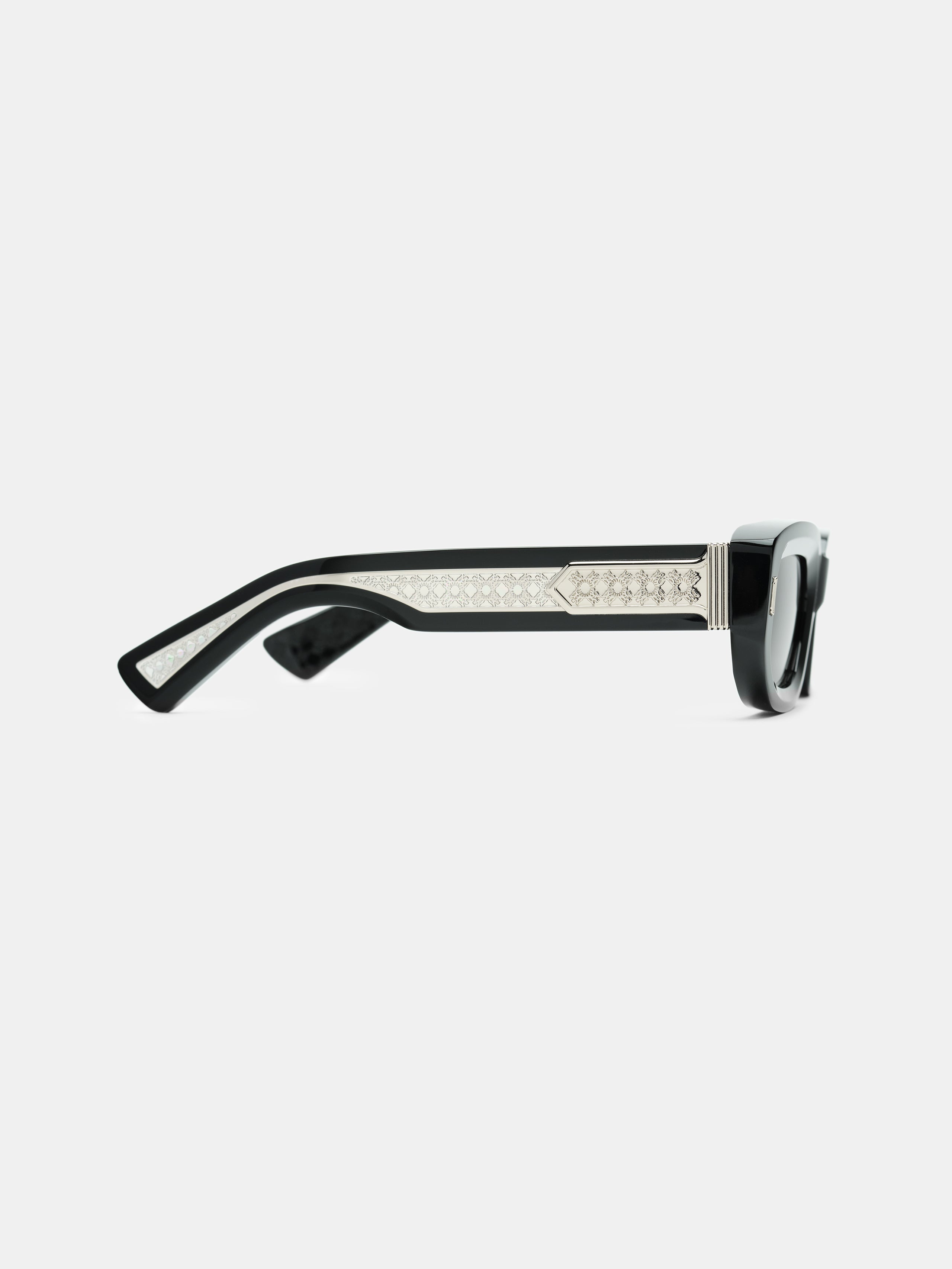FAIRFAX EXPOSED EXTERNAL SUNGLASSES - Black Silver