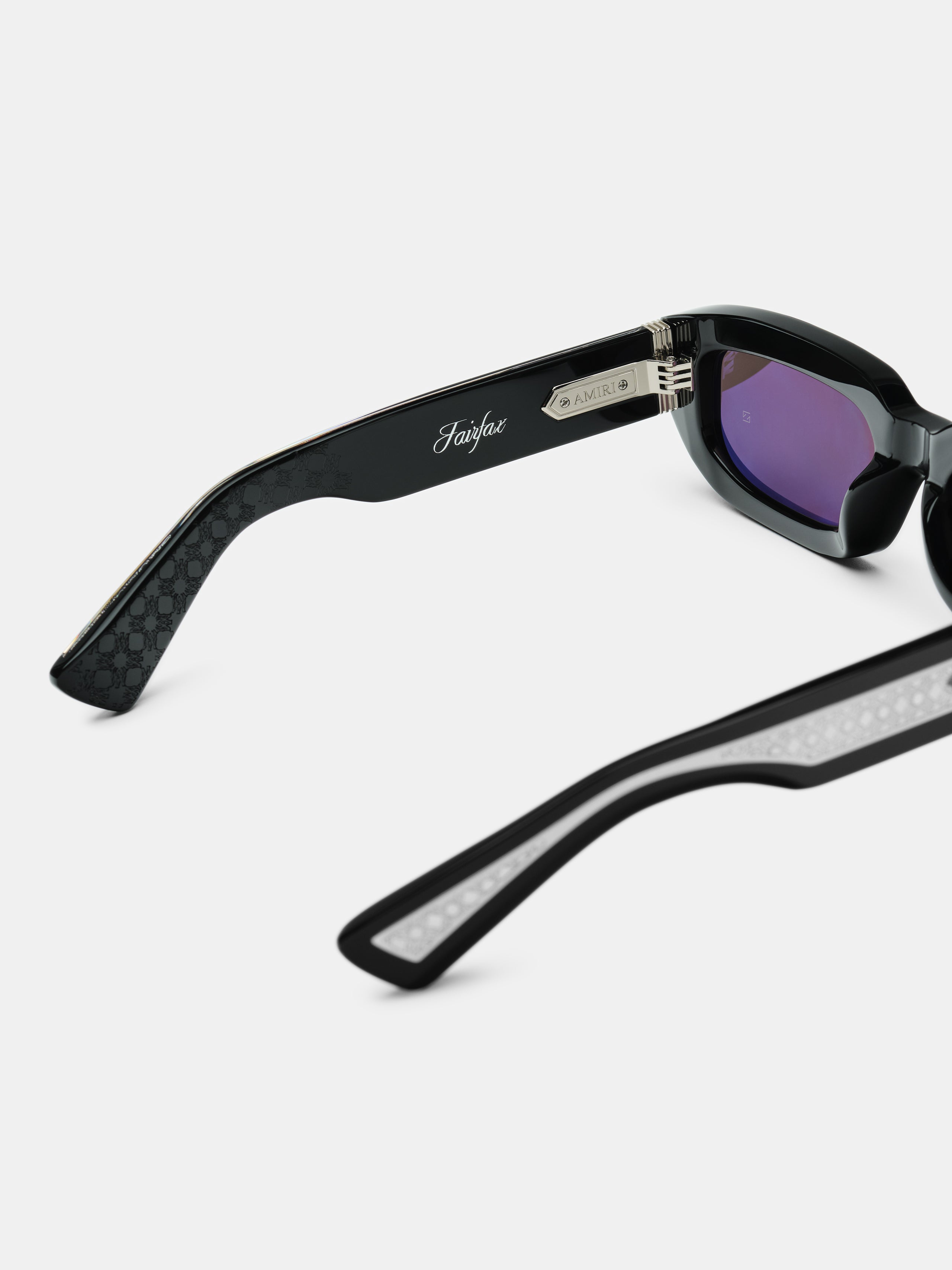 FAIRFAX EXPOSED EXTERNAL SUNGLASSES - Black Silver