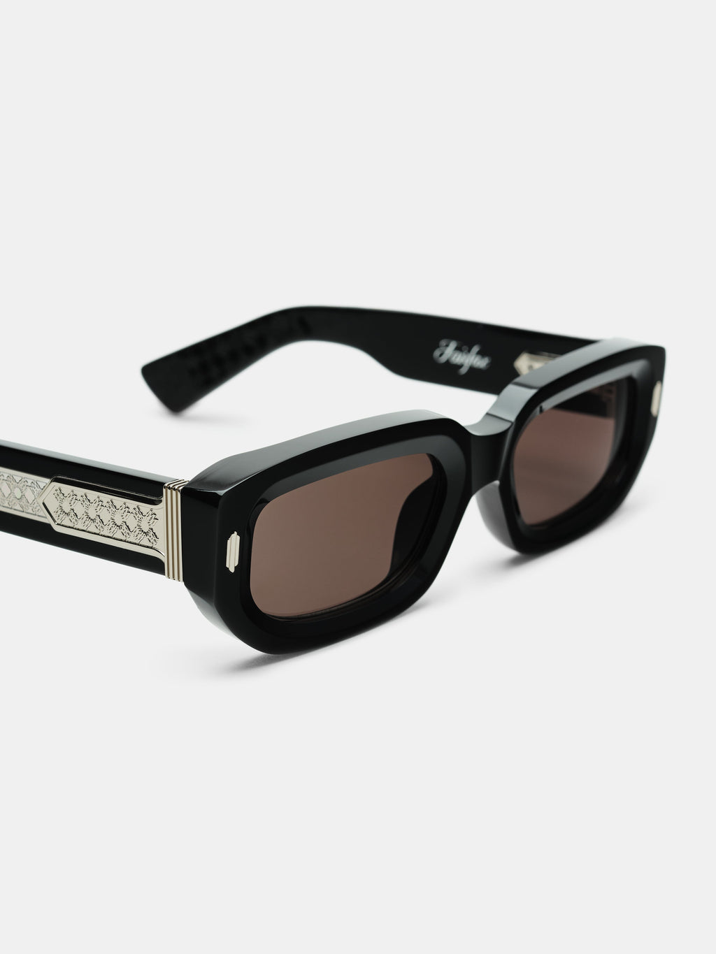 FAIRFAX EXPOSED EXTERNAL SUNGLASSES - Black Silver
