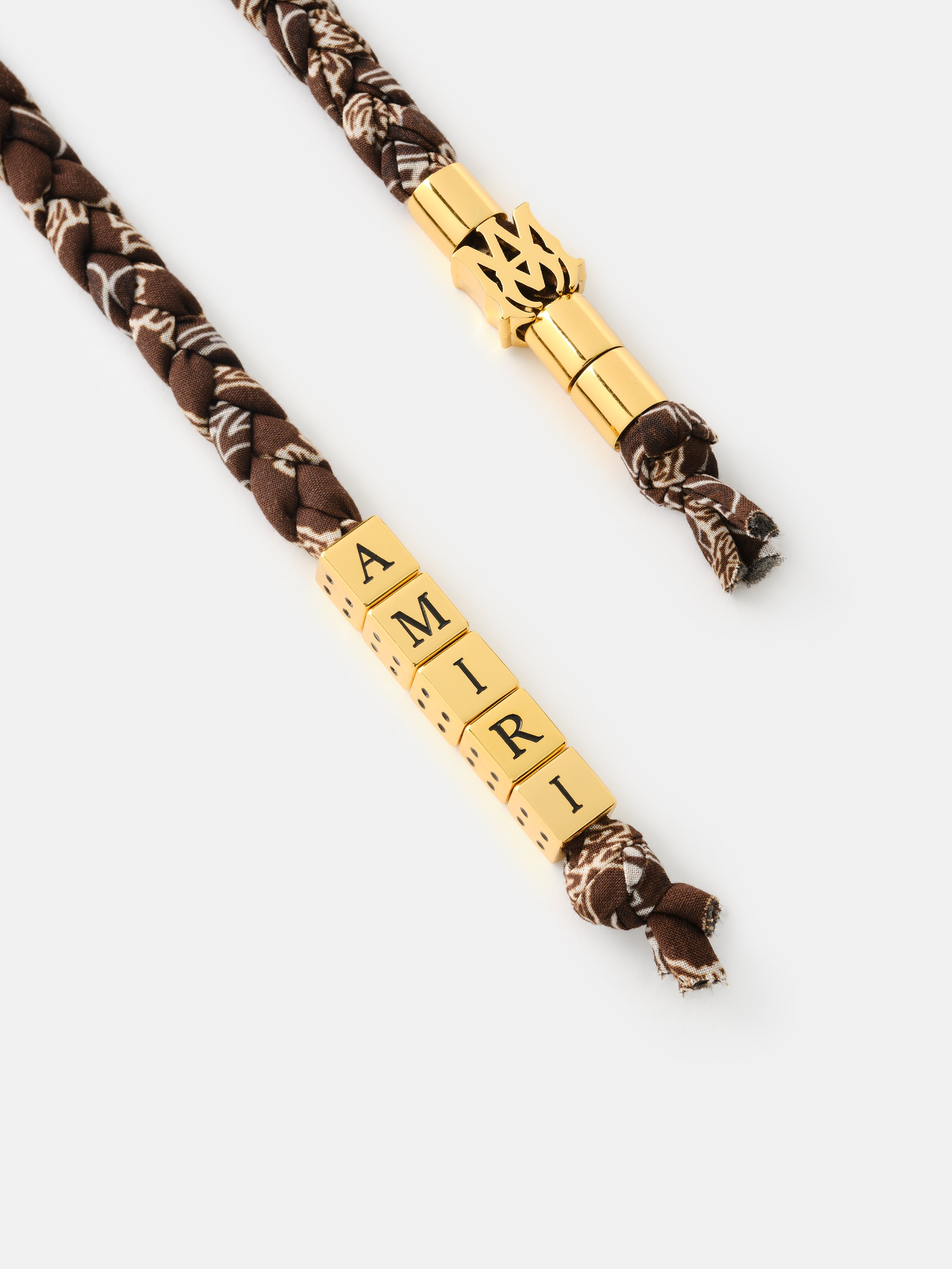 WOMEN - WOMEN'S AMIRI BRAIDED KEYCHAIN - Tobacco