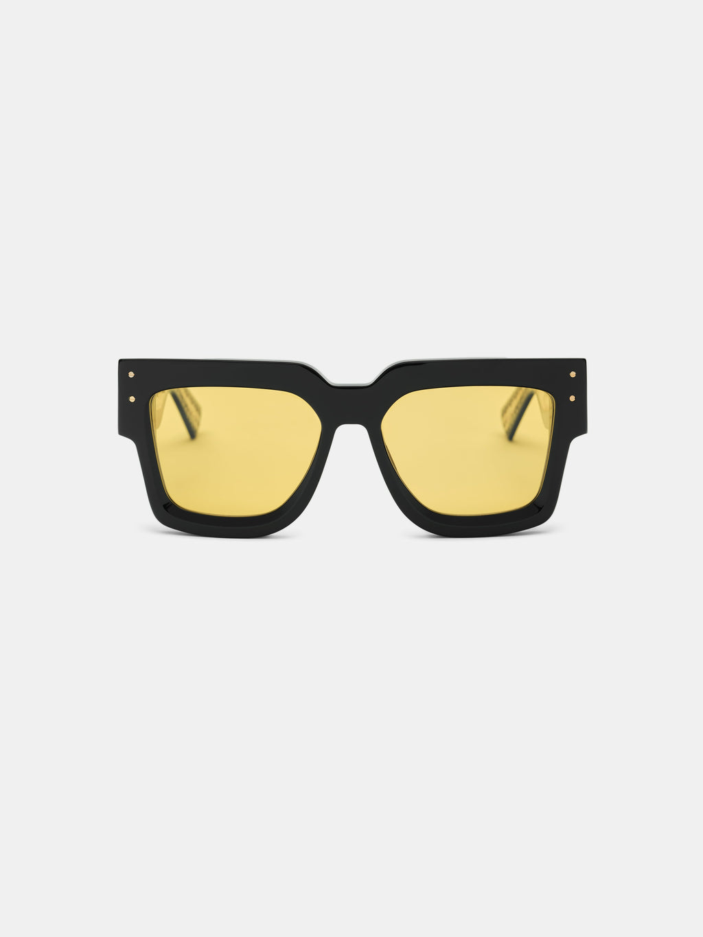 JUMBO SUNGLASSES - Black Yellow