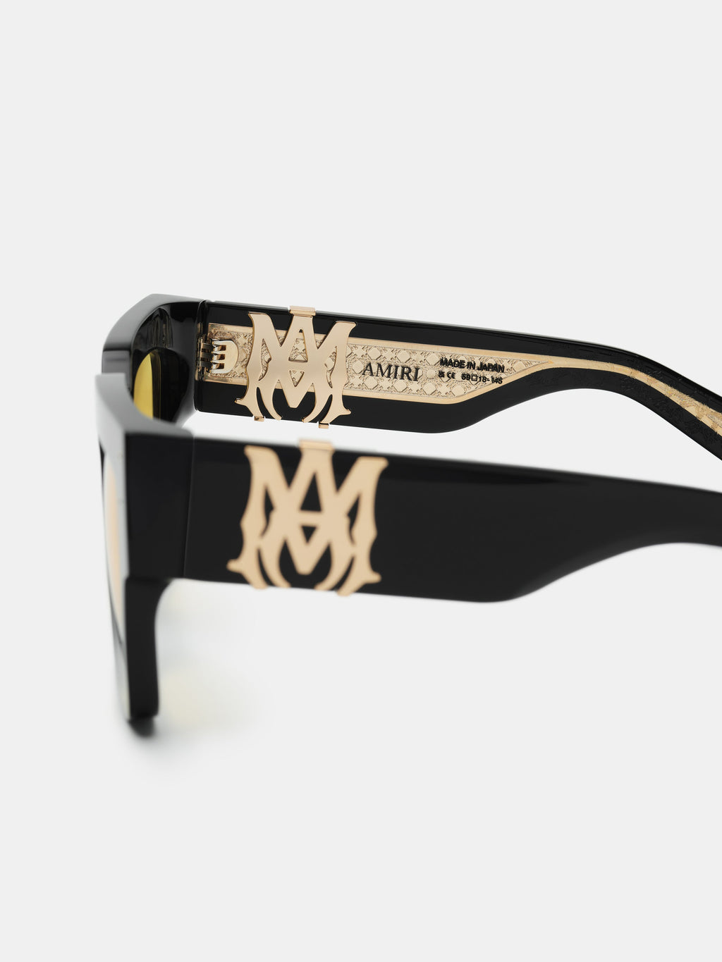 JUMBO SUNGLASSES - Black Yellow