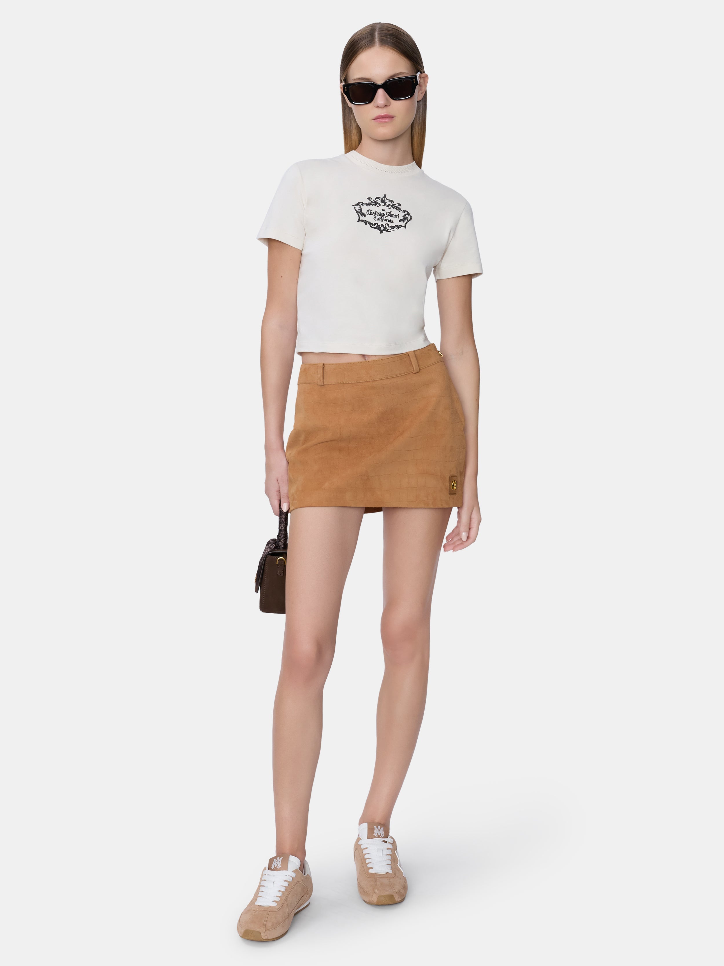WOMEN - WOMEN'S CHATEAU CREST BABY TEE - Alabaster