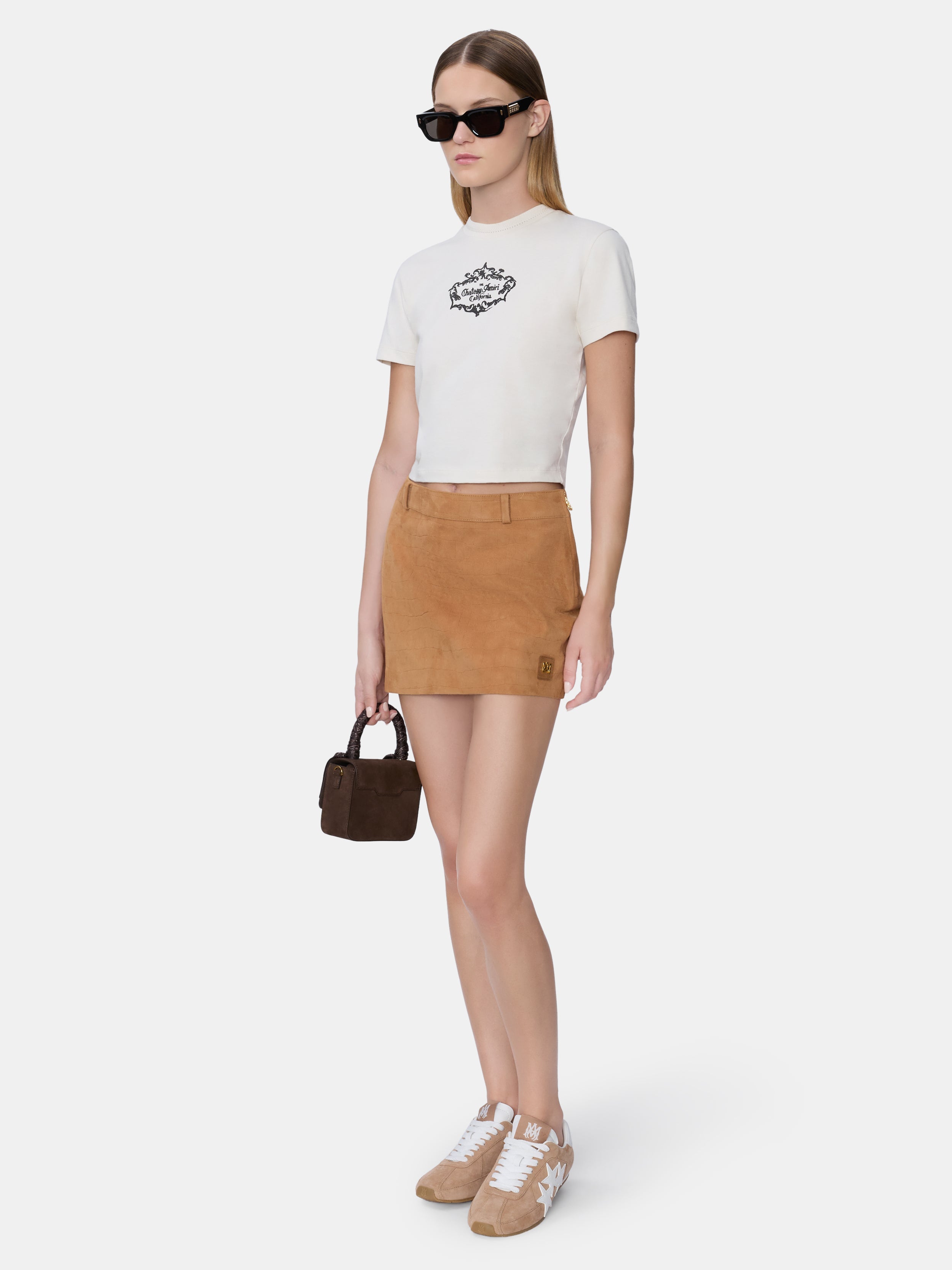 WOMEN - WOMEN'S CHATEAU CREST BABY TEE - Alabaster