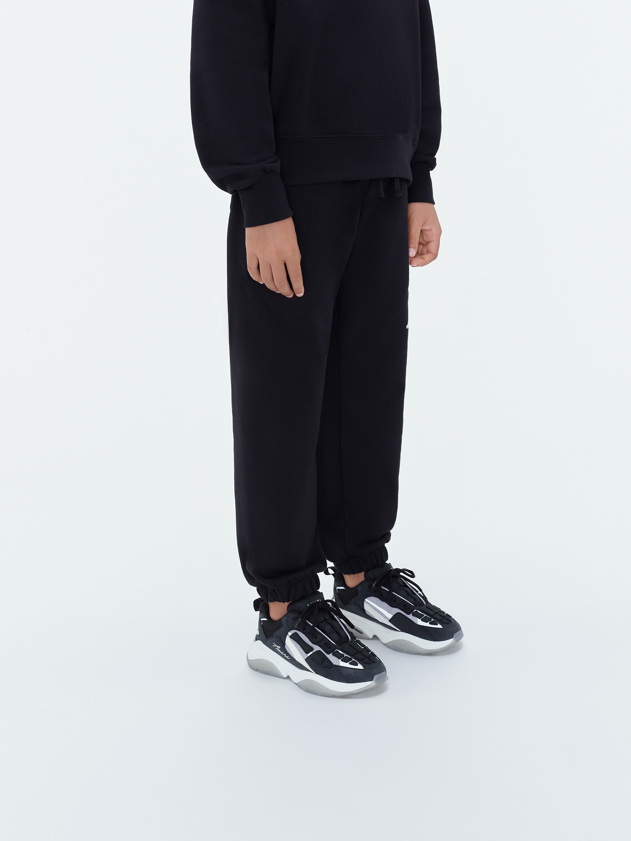 KIDS - AMIRI STAGGERED SCRIBBLE SWEATPANT - Black