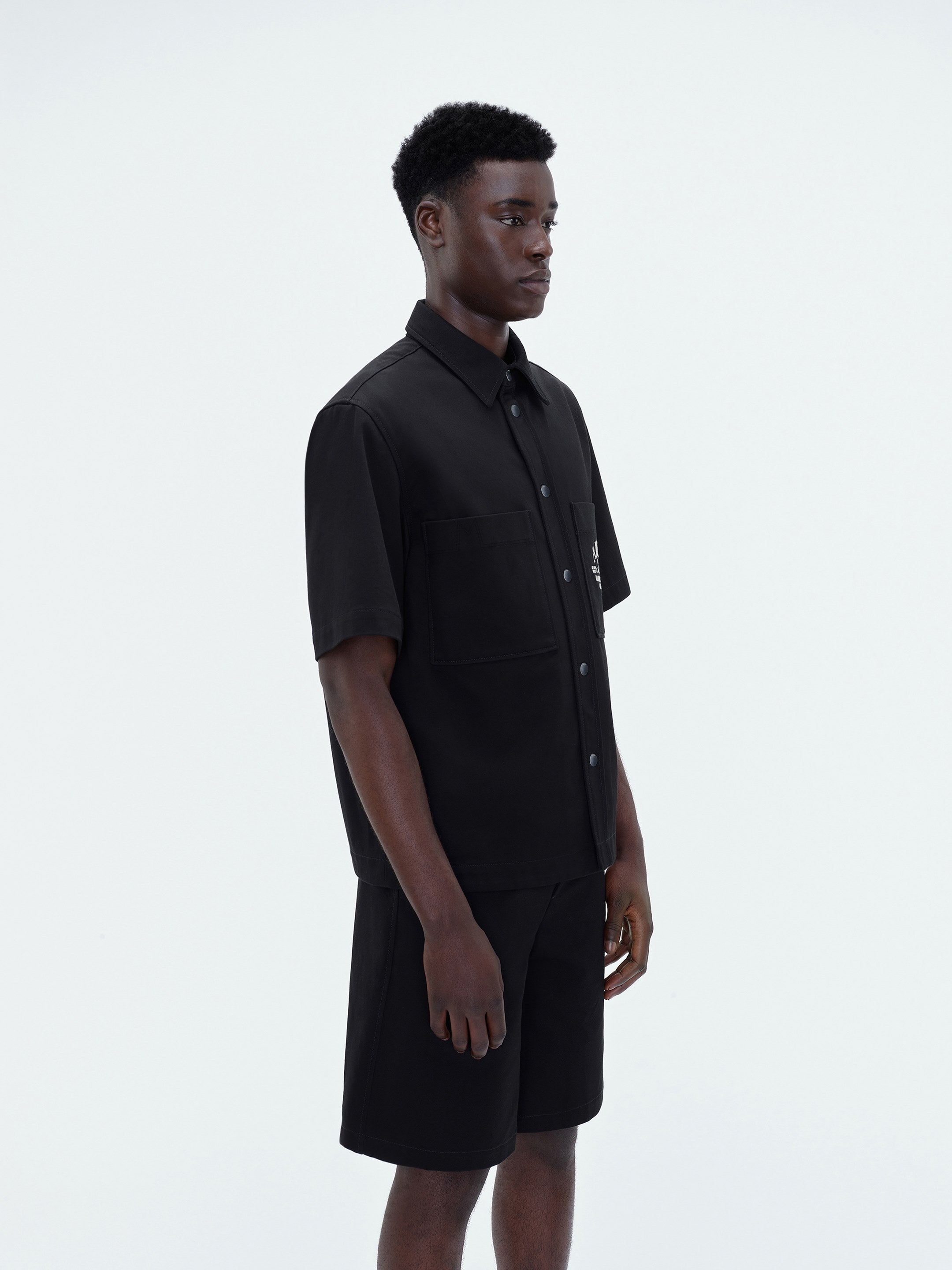 AMIRI ARTS DISTRICT CAMP SHIRT - BLACK