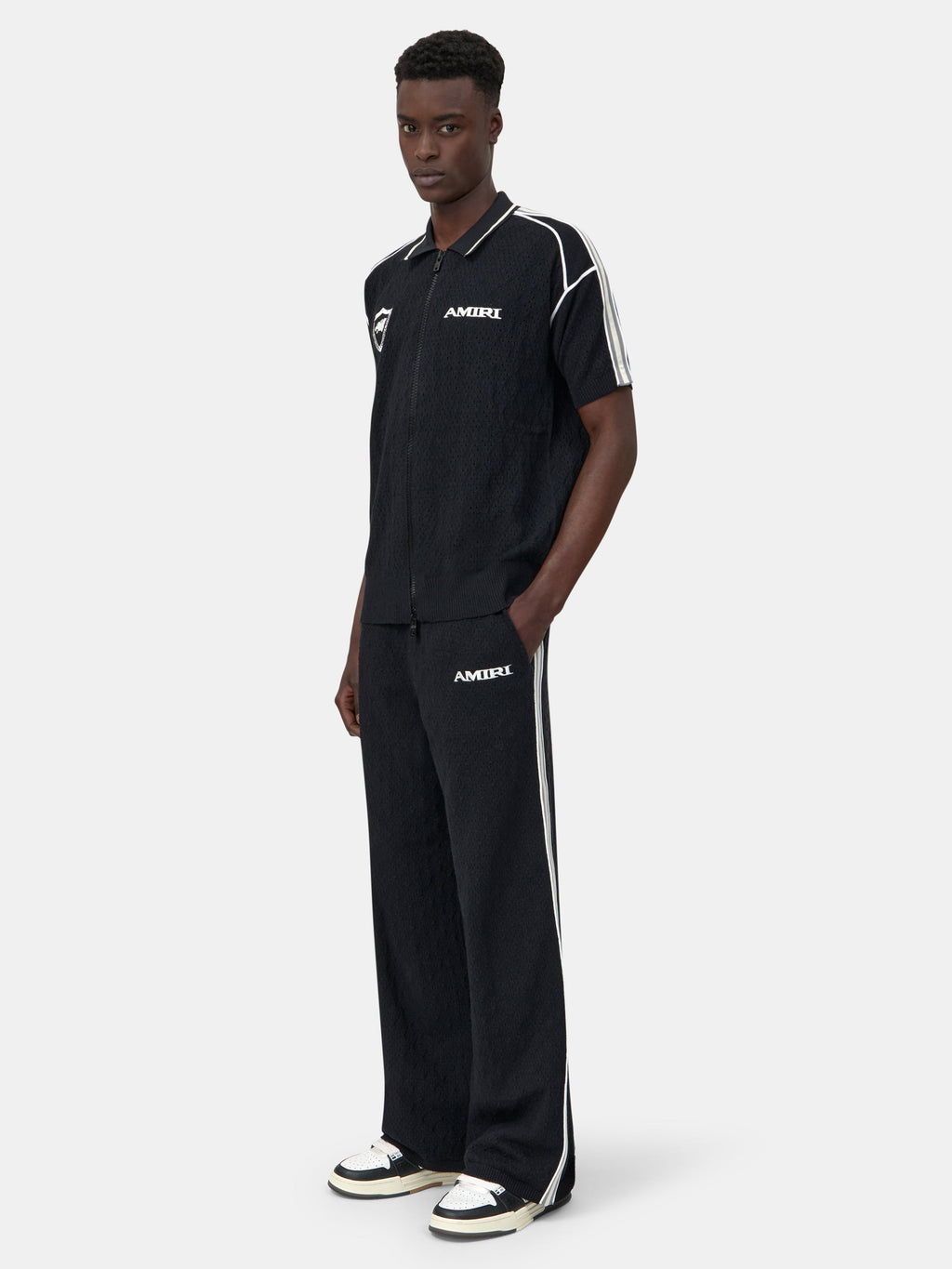AMIRI SPORT ZIP SHIRT - Black