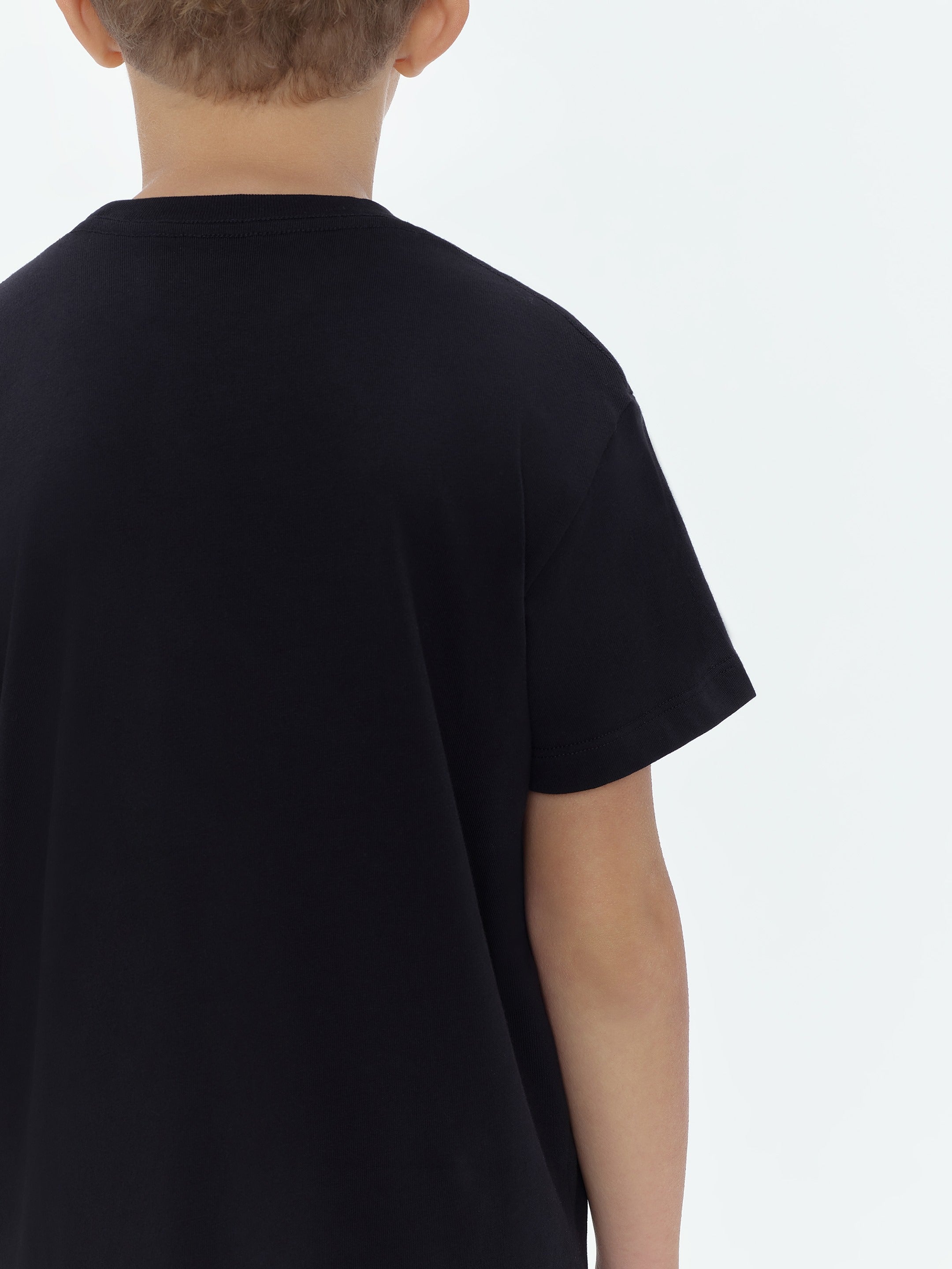 KIDS - AMIRI STAGGERED SCRIBBLE TEE - Black