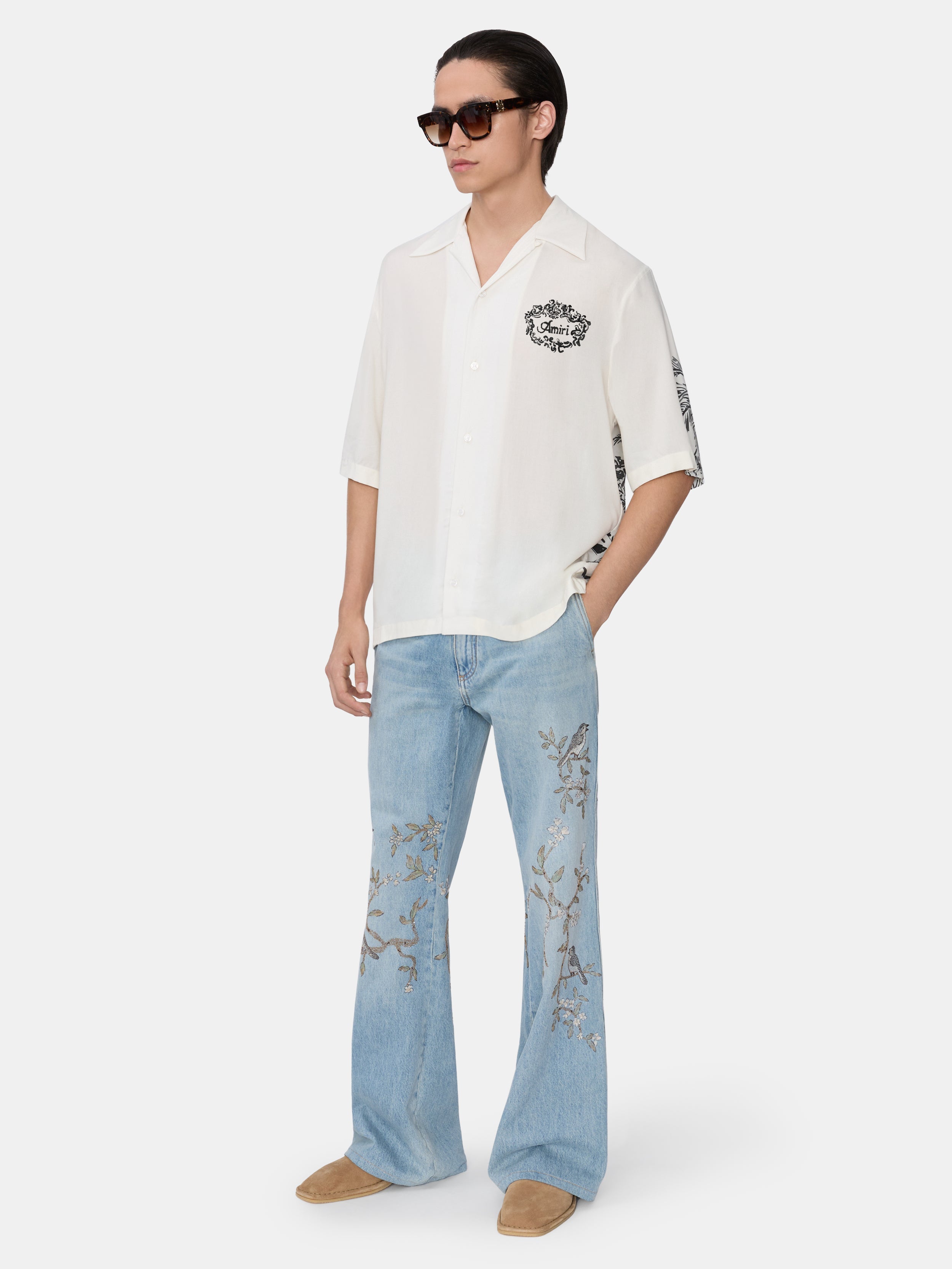 CHATEAU SKETCH CAMP SHIRT - Ivory