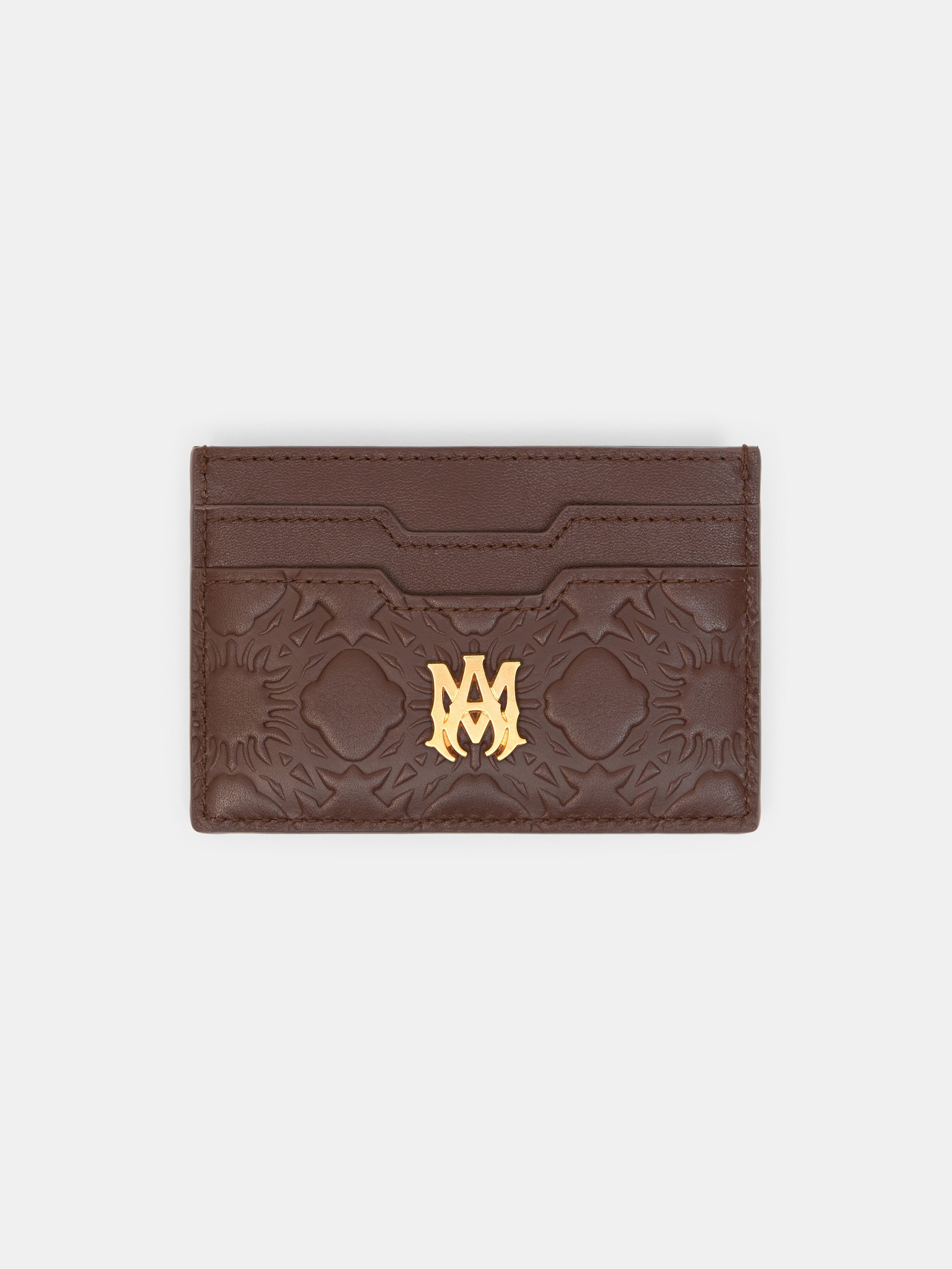 MA QUAD LEATHER CARD HOLDER - Dark Brown