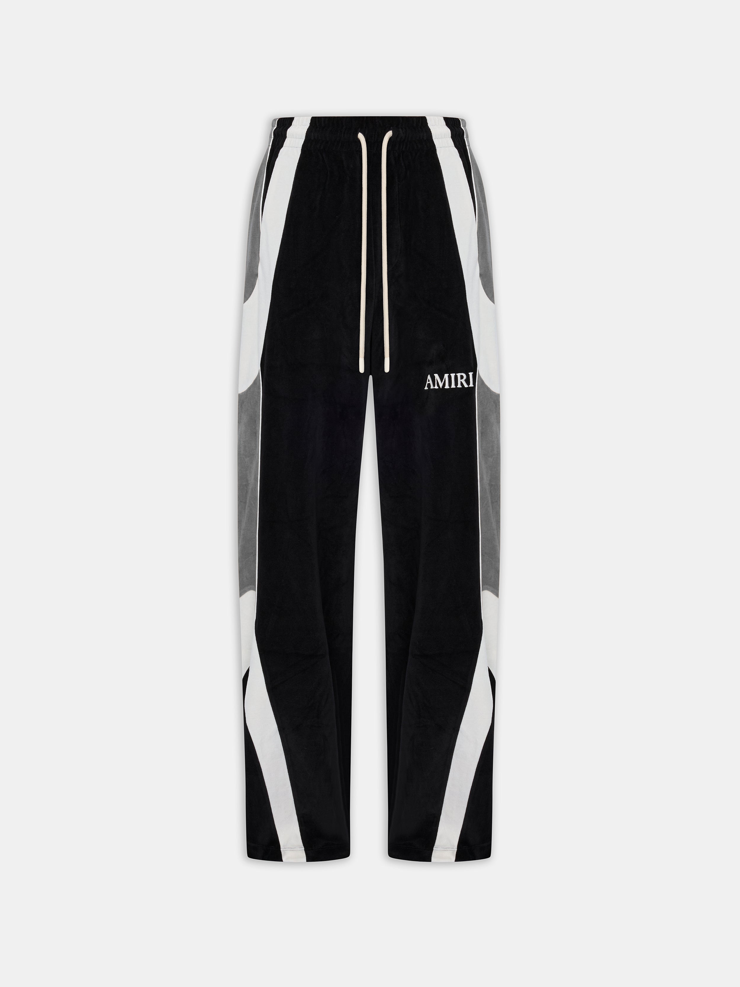 OVERSIZED PANEL TRACK PANT - Black