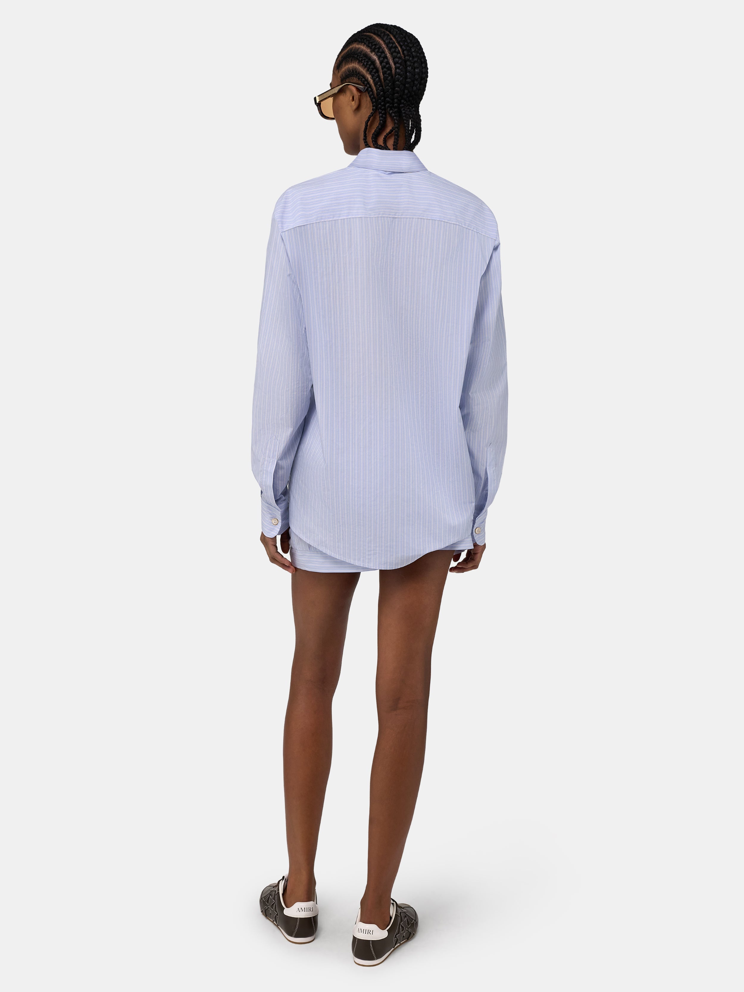 WOMEN - WOMEN'S STRIPED SHIRT - Ashley Blue
