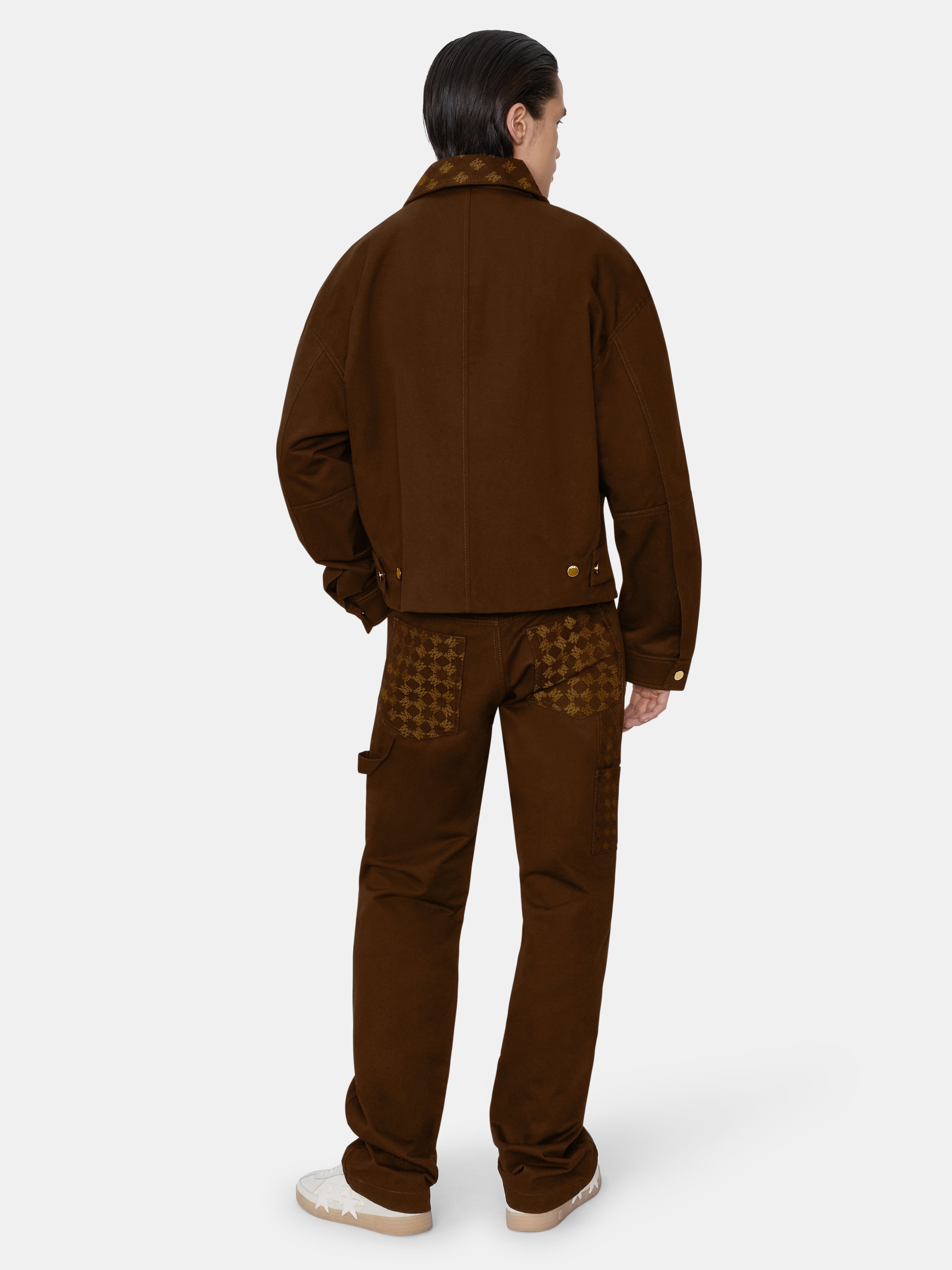 MA QUAD JACQUARD CARPENTER - DARK BROWN