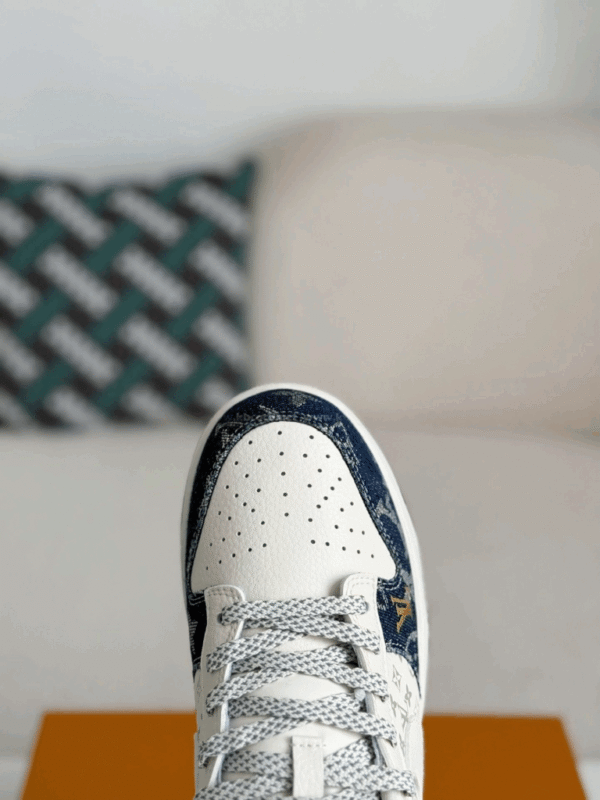Louis Vuitton x Nike Air Jordan 1 Low “Monogram Denim” (Custom)