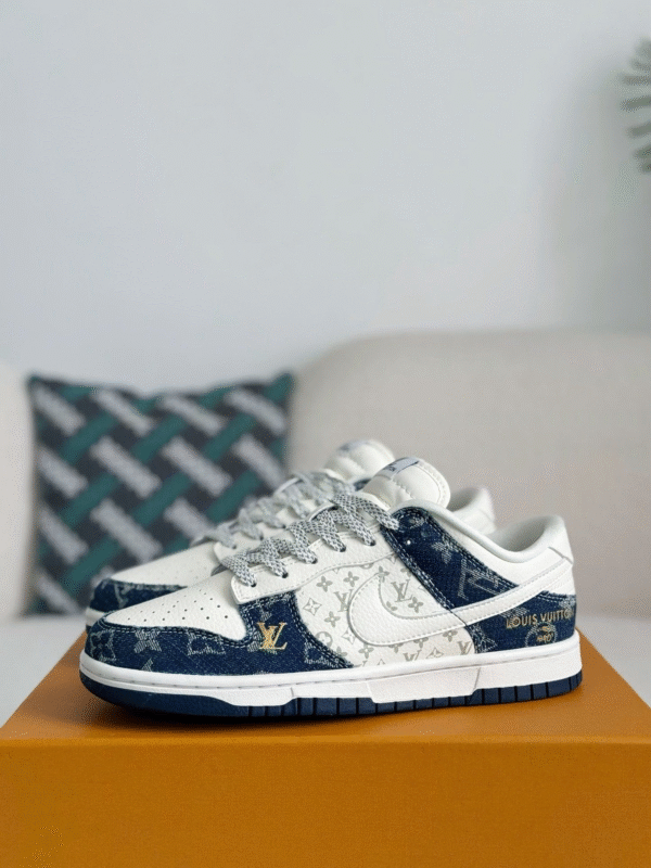 Louis Vuitton x Nike Air Jordan 1 Low “Monogram Denim” (Custom)