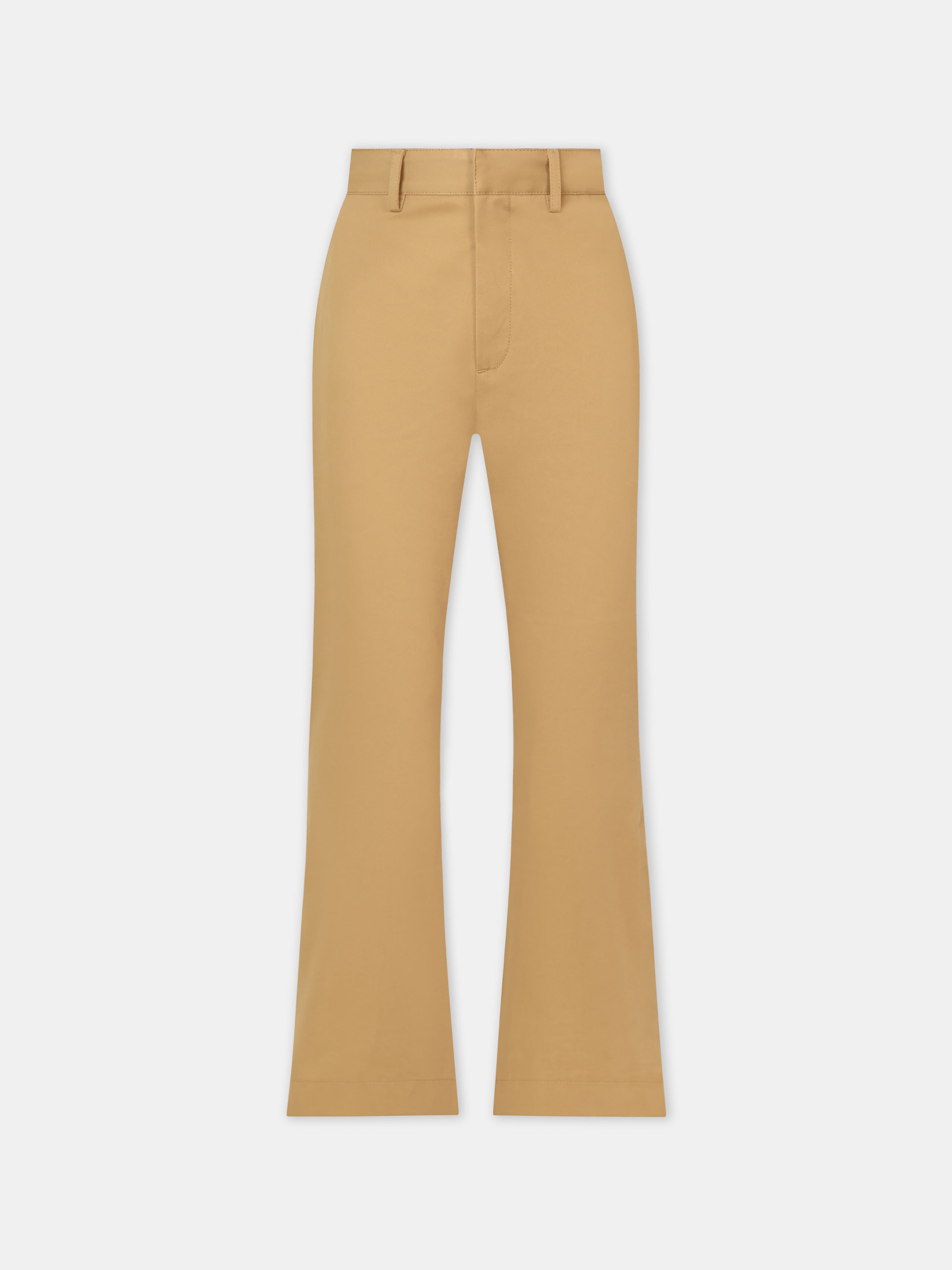 CHINO KICK FLARE - SEPIA TINT