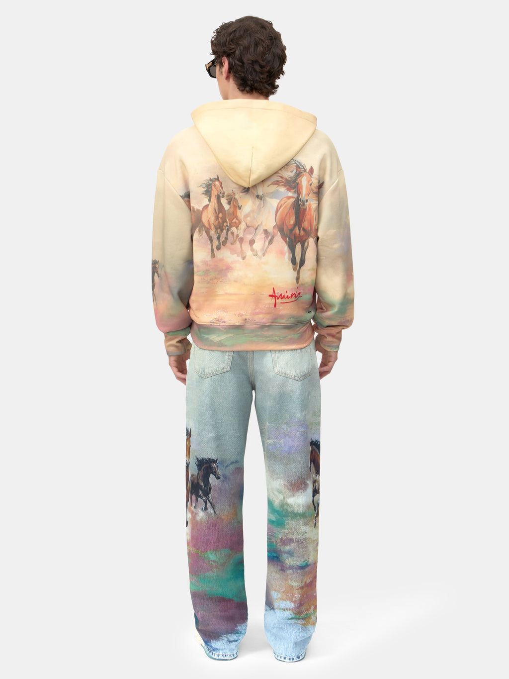 HORSES OVERSIZED HOODIE - Multi