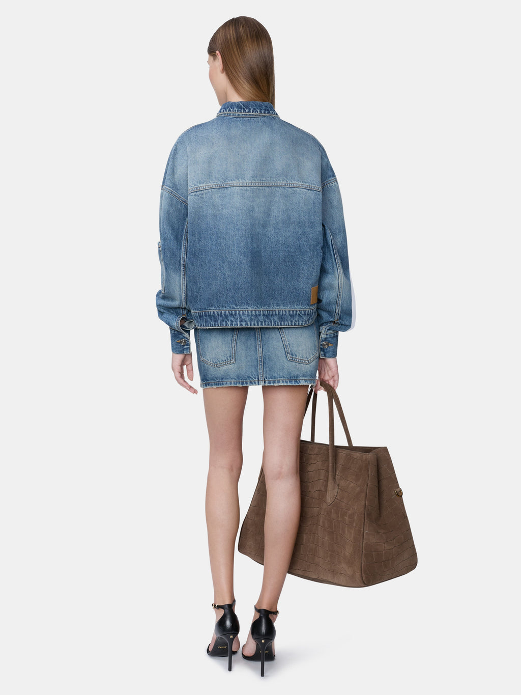 WOMEN - WOMEN'S DENIM CARPENTER MINI SKIRT - Classic Antique Indigo