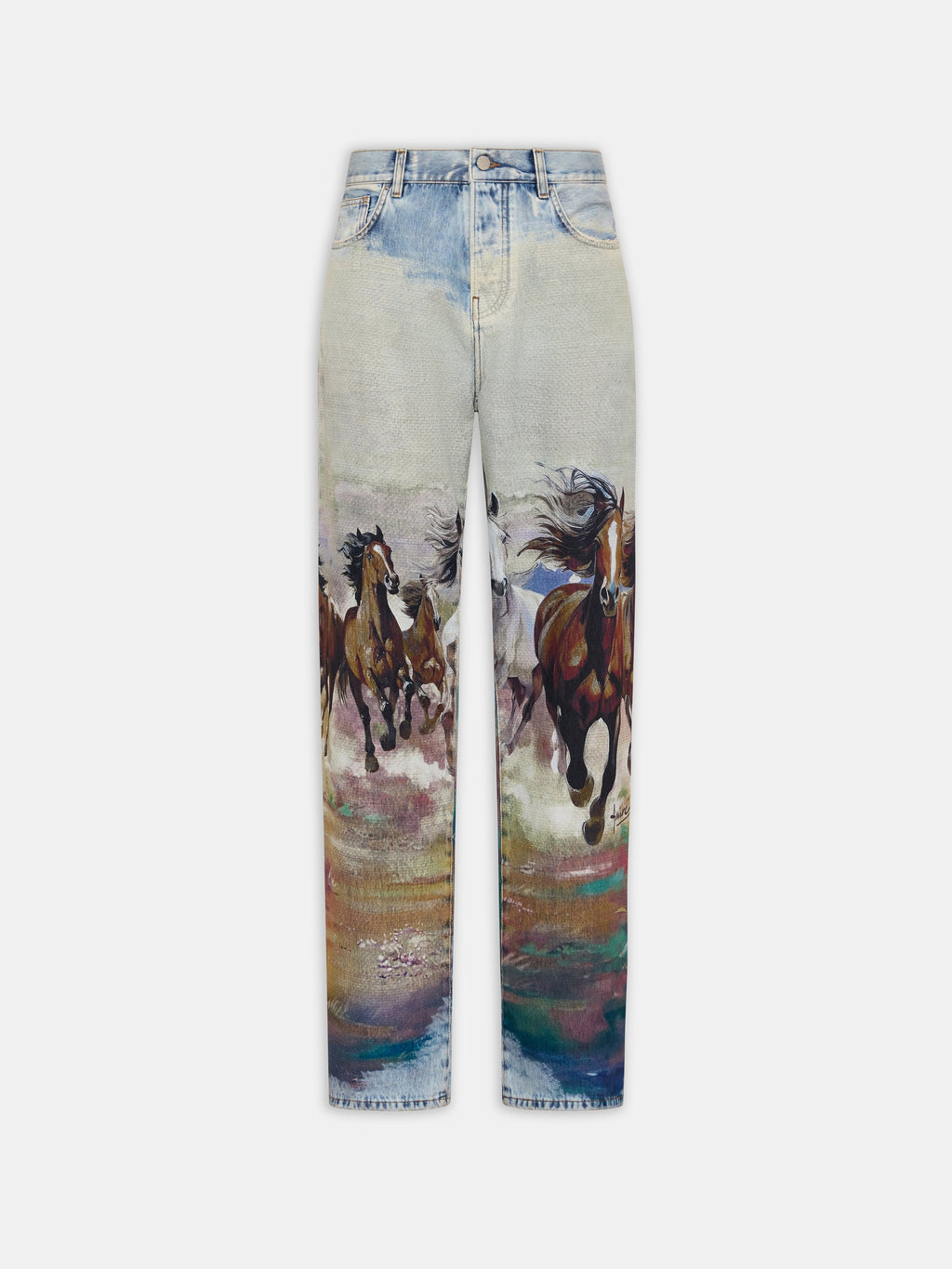 HORSES BAGGY JEAN - Cloud Blue